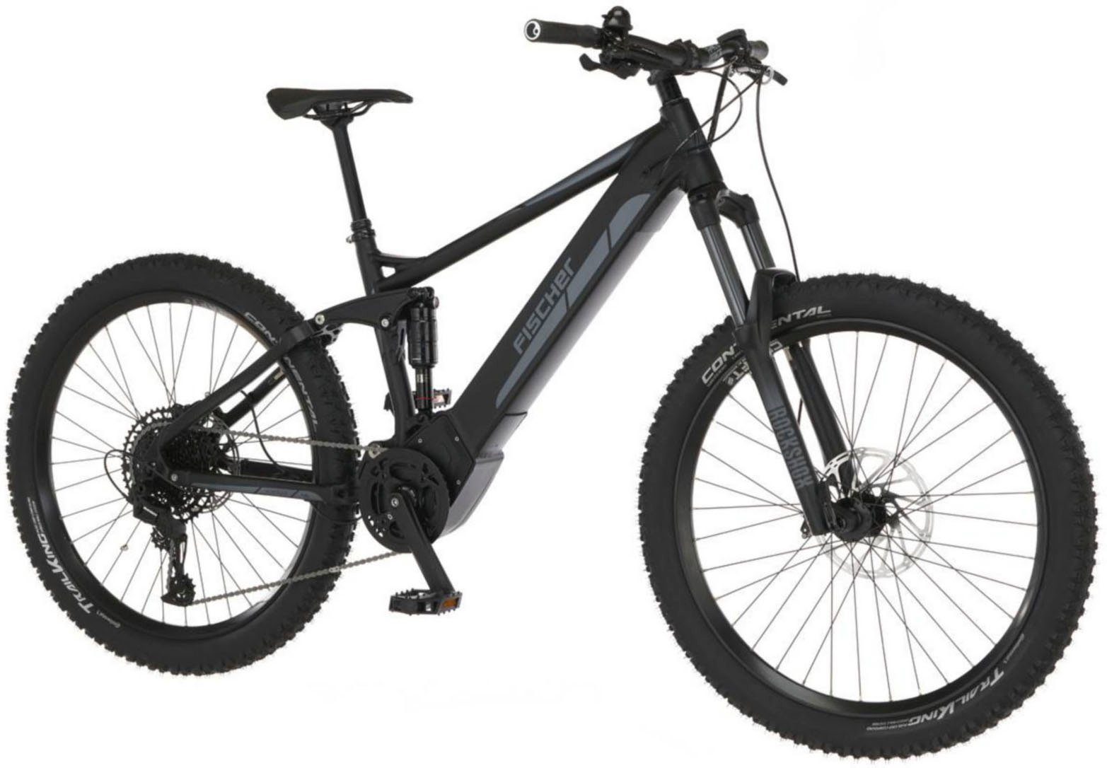 Fischer E-bike MONTIS 6.0i Fully 504 44 Pedelec, elektrische fiets voor dames en heren, MTB