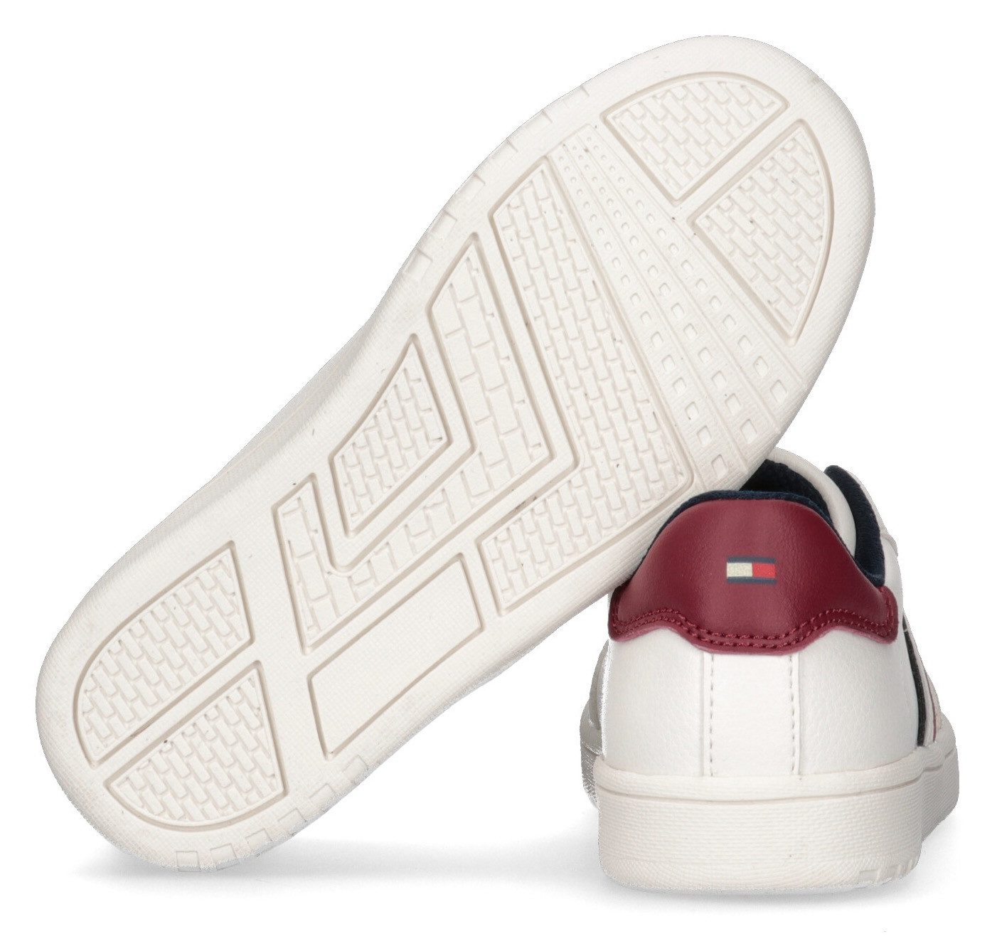 Tommy Hilfiger Sneakers Vrijetijdsschoen, lage schoen, veterschoen in trendy retro look