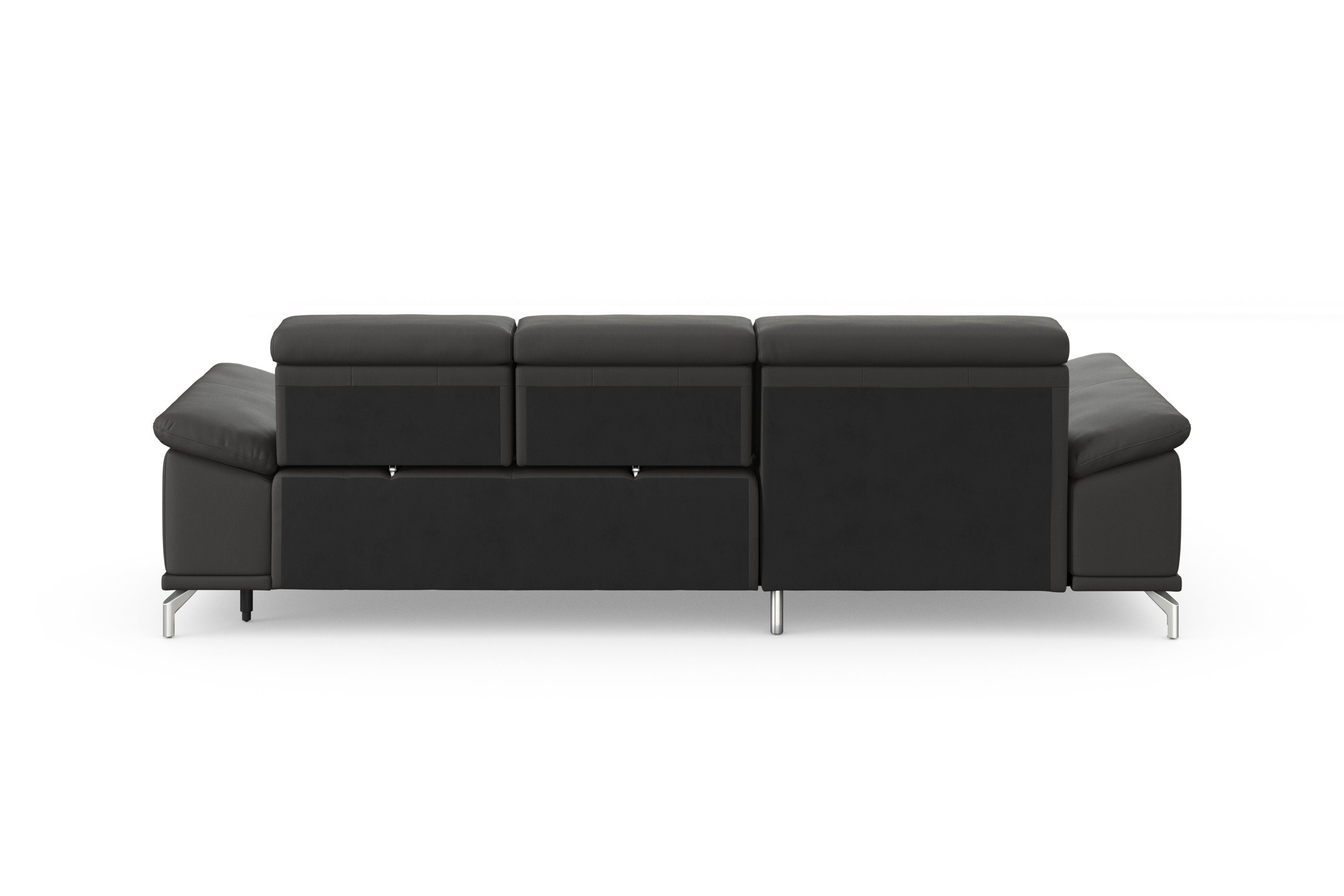 sit&more Hoekbank Cabrio L-vorm, met zitdiepteverstelling, arm- en hoofdsteunverstelling
