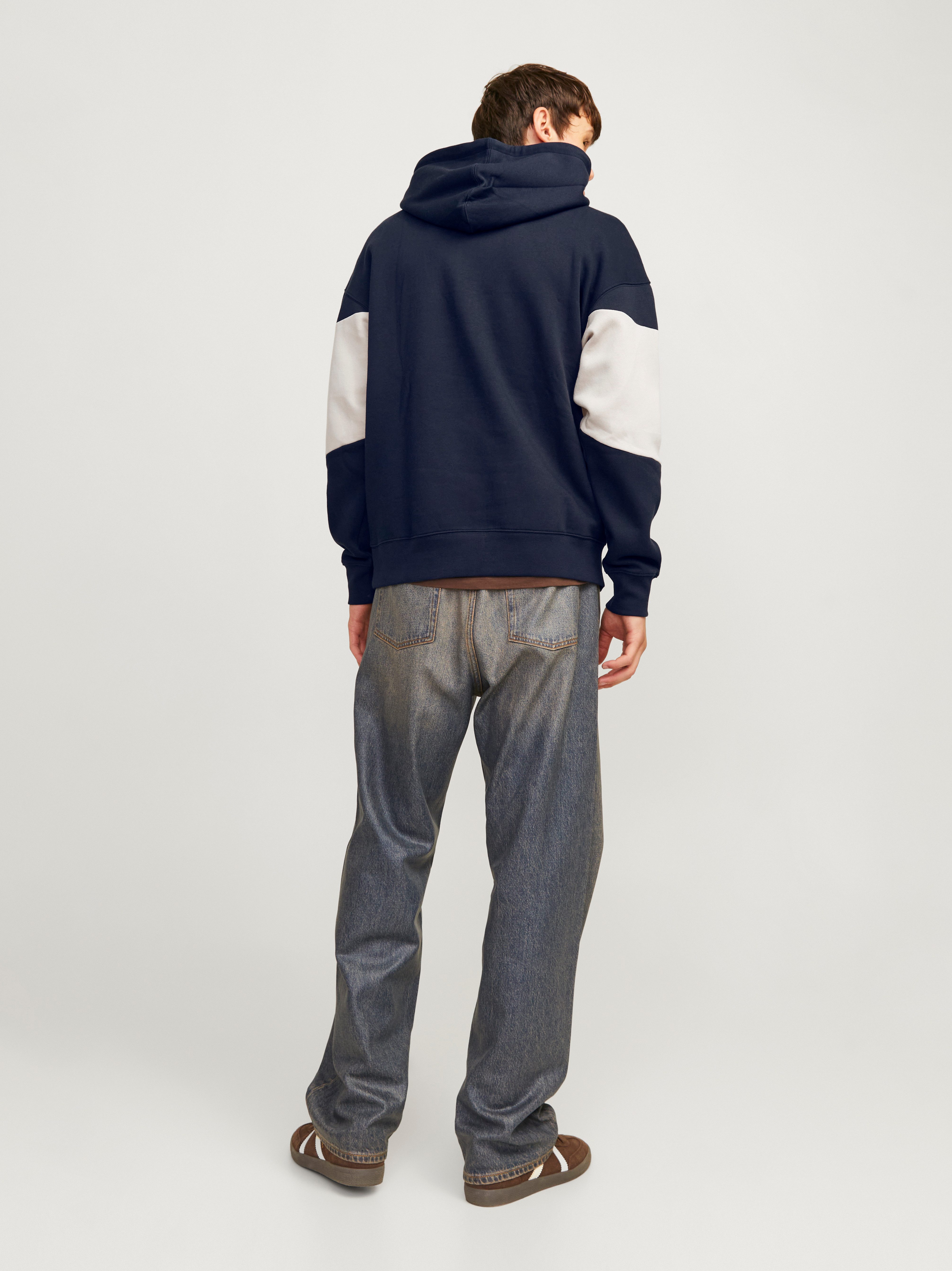 Jack & Jones Hoodie JJELEGACY BLOCKING SWEAT HOOD NOOS