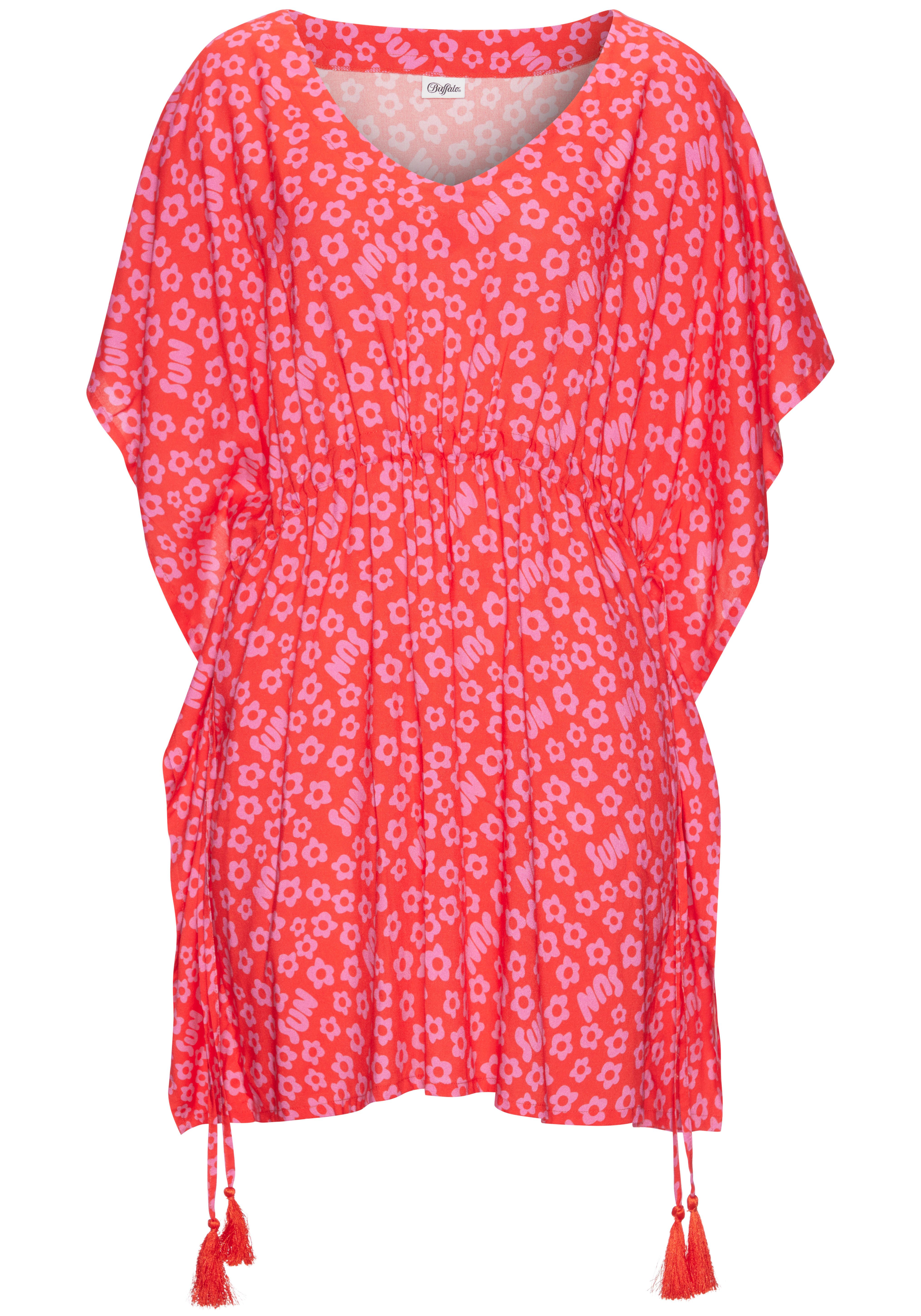 Buffalo Tuniek van viscose, blousejurk, strandmode