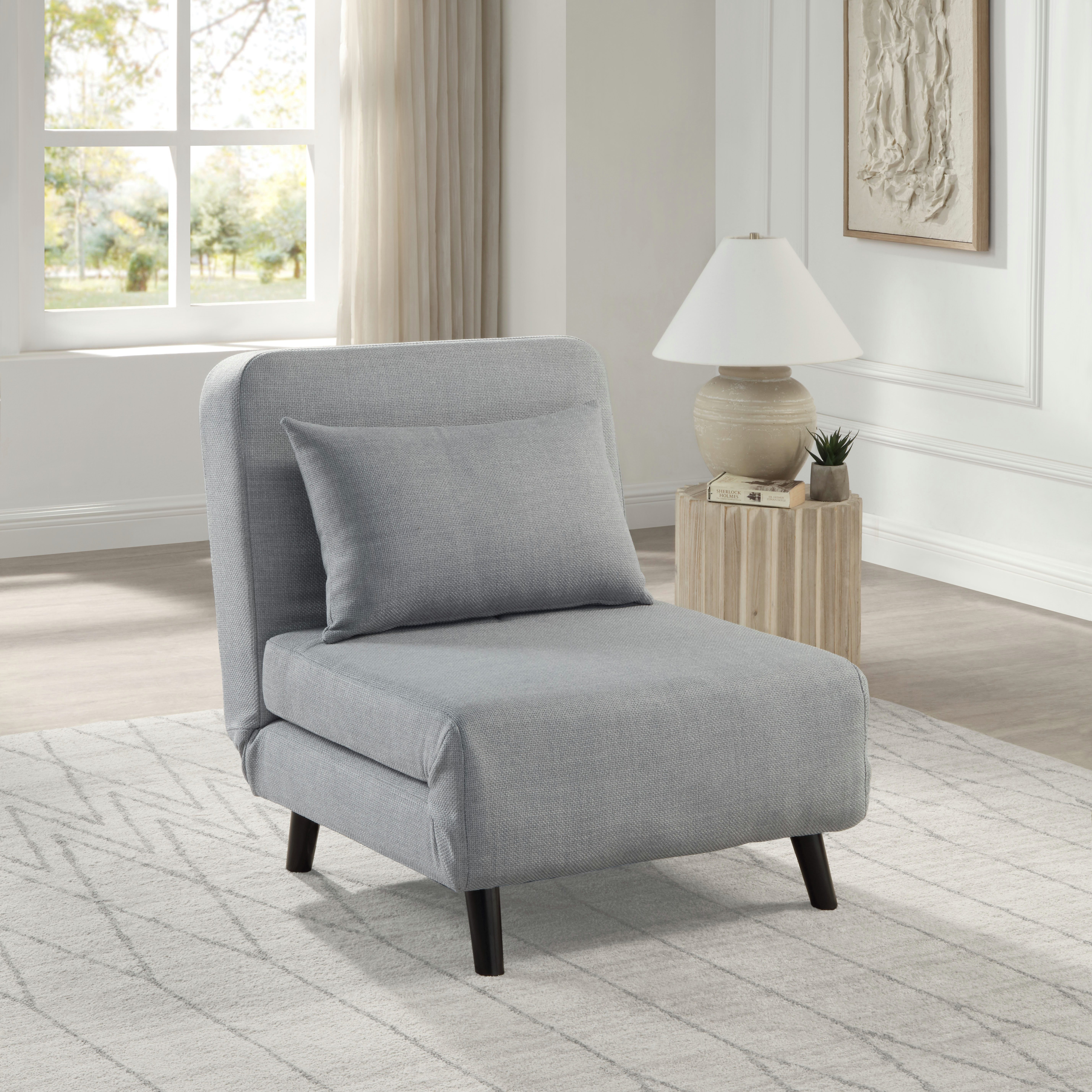 ATLANTIC home collection Fauteuil Robby incl. bedfunctie, meerdere verstelbaar, structuurstof