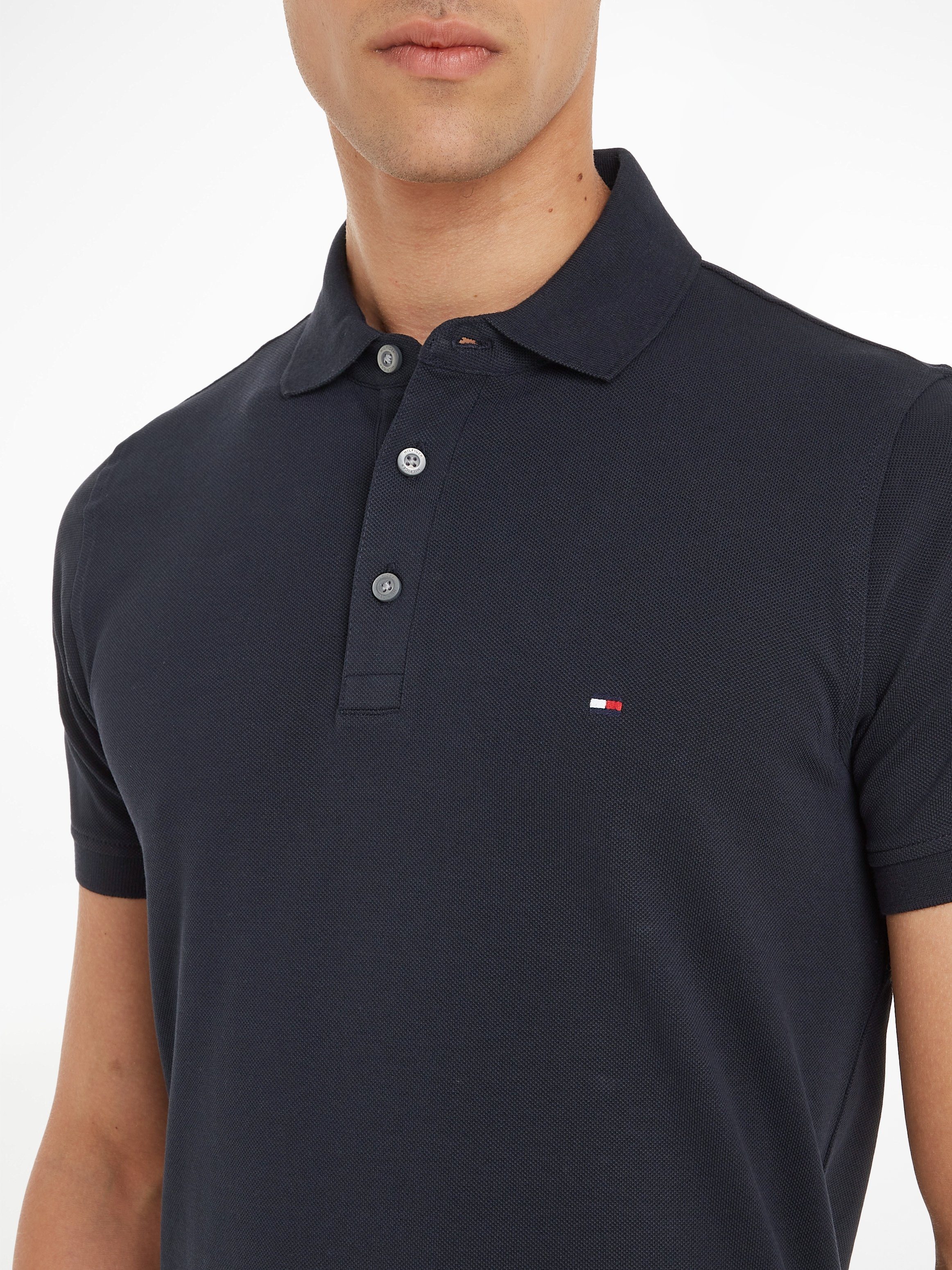 Tommy Hilfiger Poloshirt 1985 SLIM POLO hoogwaardige katoen-piqué kwaliteit