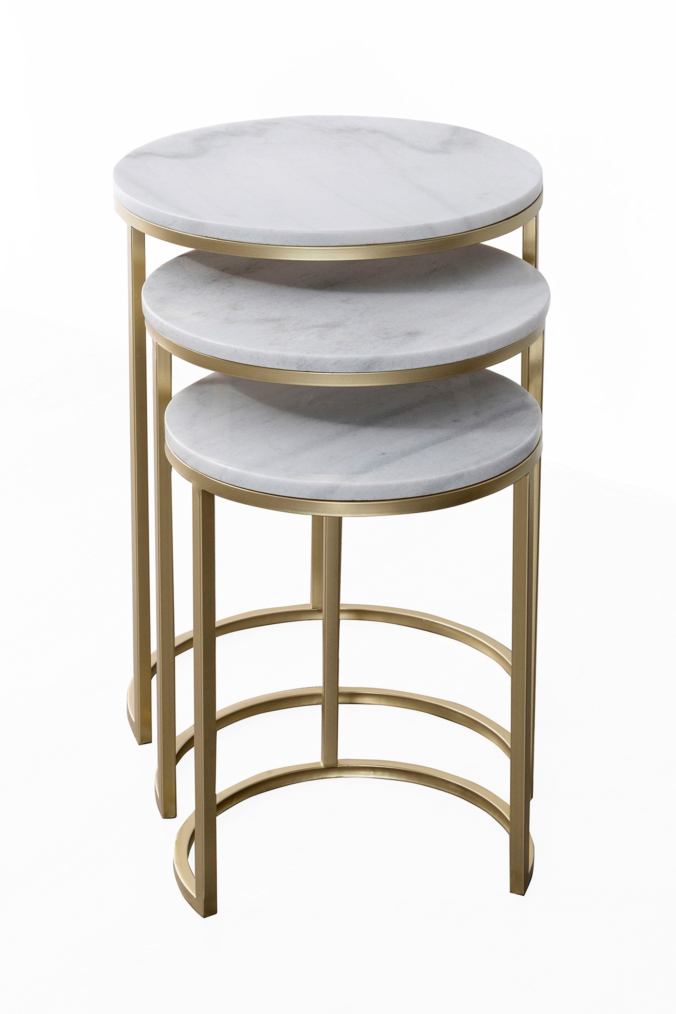 Kayoom Bijzettafel Tria 125 3-delige set, fascinerend en verfrissend (set, 3 stuks)