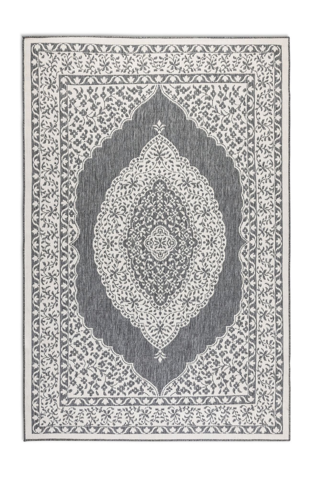 ELLE DECORATION Vloerkleed Meekly omkeerbaar tapijt Vlakweefsel, In-& Outdoor, Modern, tweezijdig, balkon, woonkamer