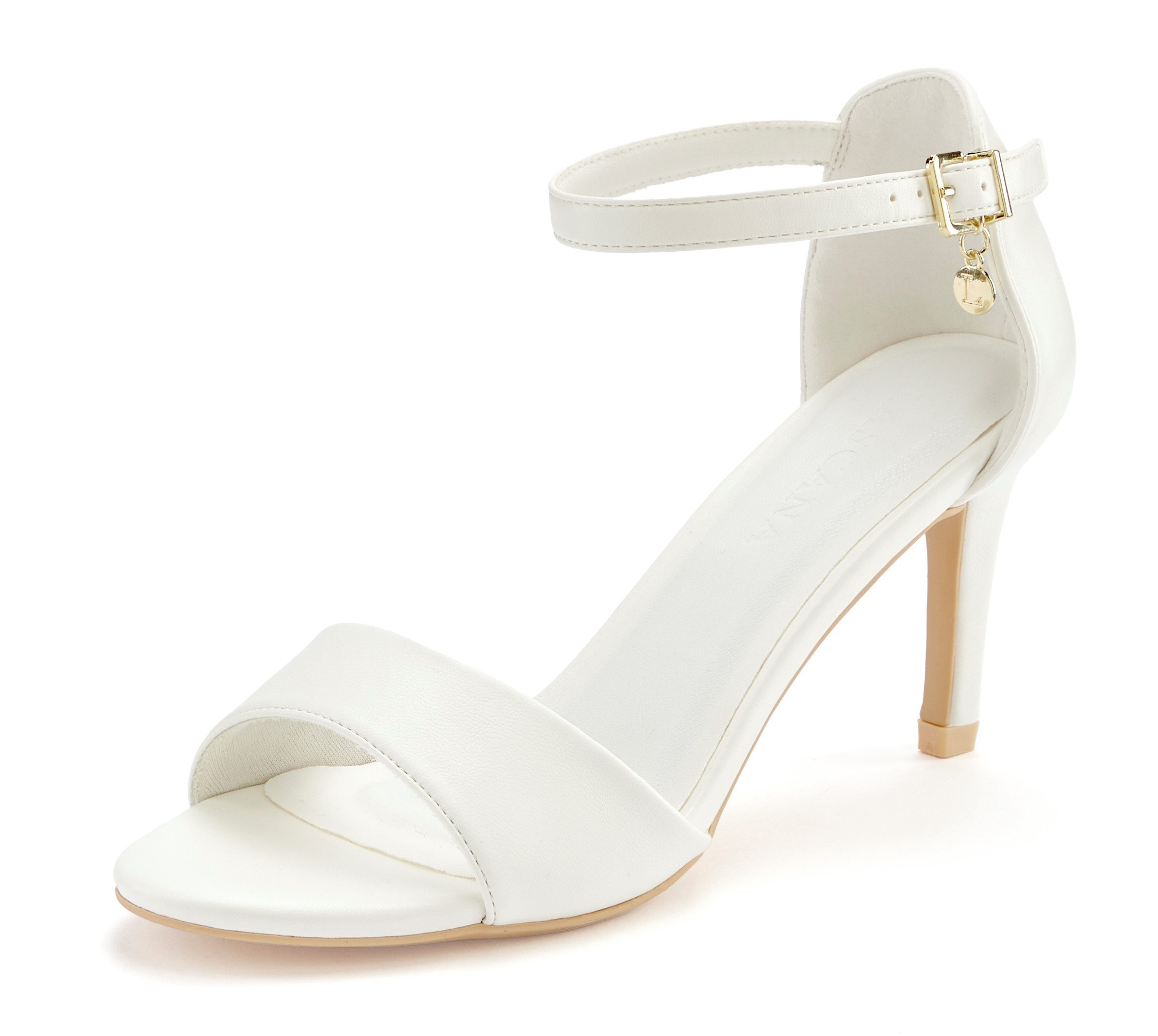 Lascana Highheel sandaaltjes Zomerschoen sandaal, riemzandalen VEGAN