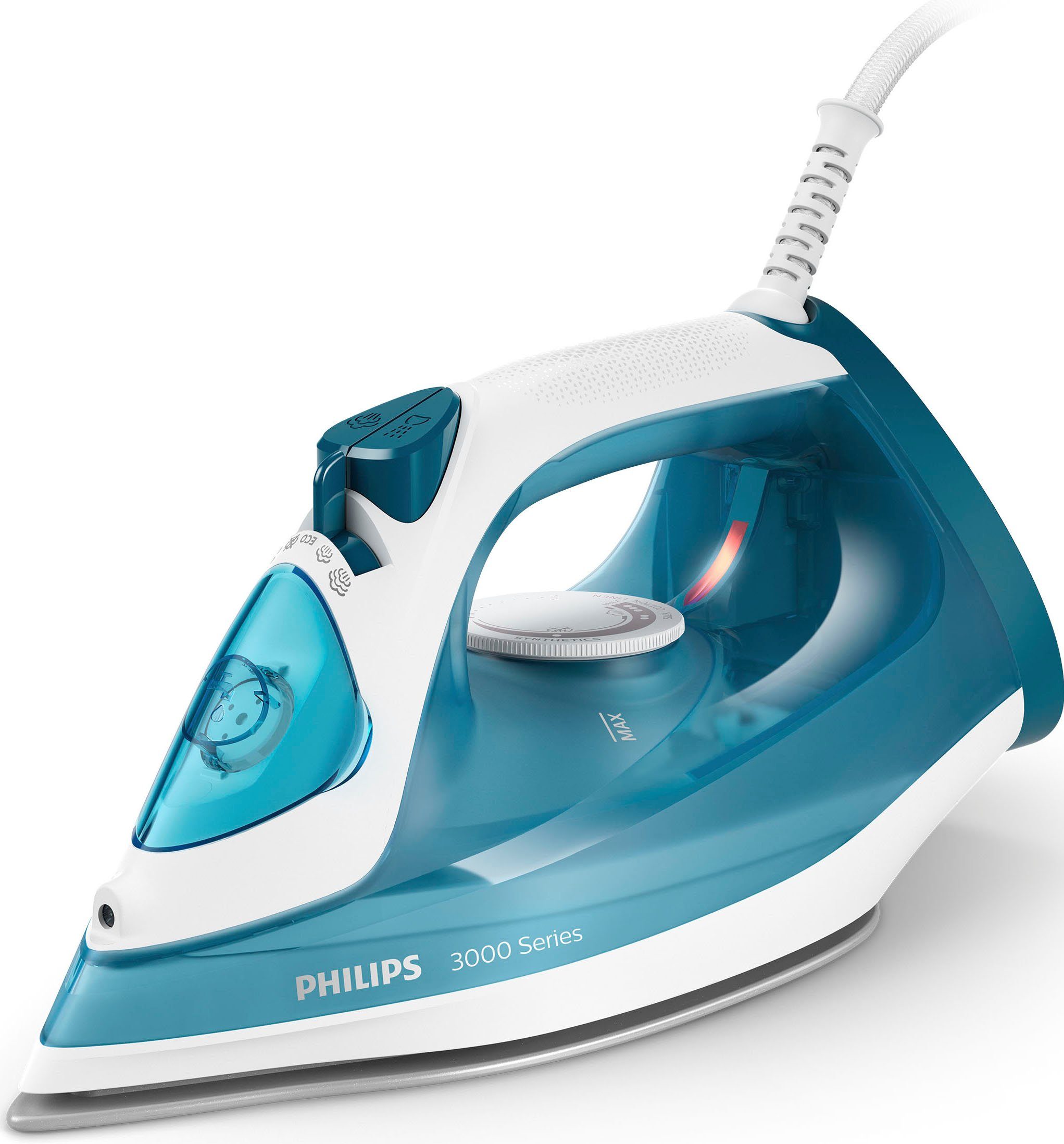 Philips Stoomstrijkijzer DST3011/20 Keramische strijkzool, met 300 ml waterreservoir en 140 g...