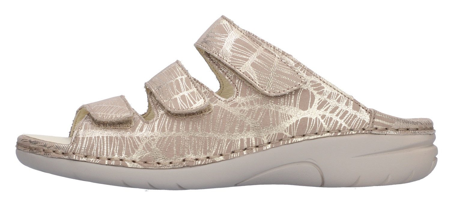 Waldläufer Slippers GUNNA , sleehak, zomerschoen, pantoffels in comfortabele schoenwijdte g
