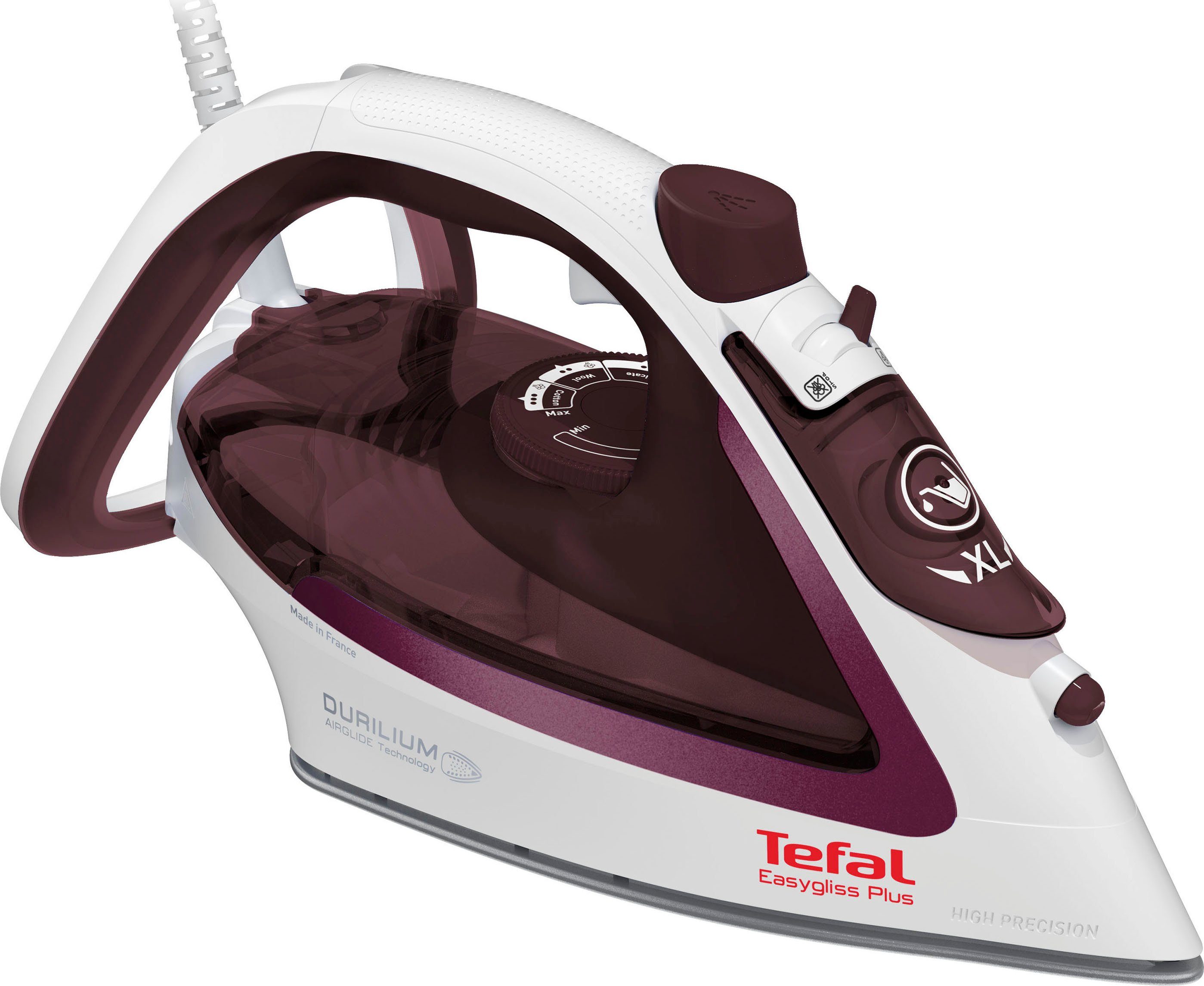 Tefal Stoomstrijkijzer FV5716 Easygliss Plus 190 g/min. stoomstoot, verticale stoom, xl...