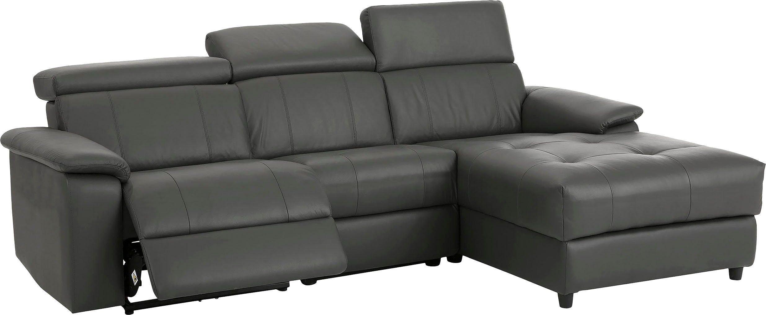 Home affaire Hoekbank Binado, L-vorm, met handmatige of elektrische relaxfunctie met usb-aansluiting