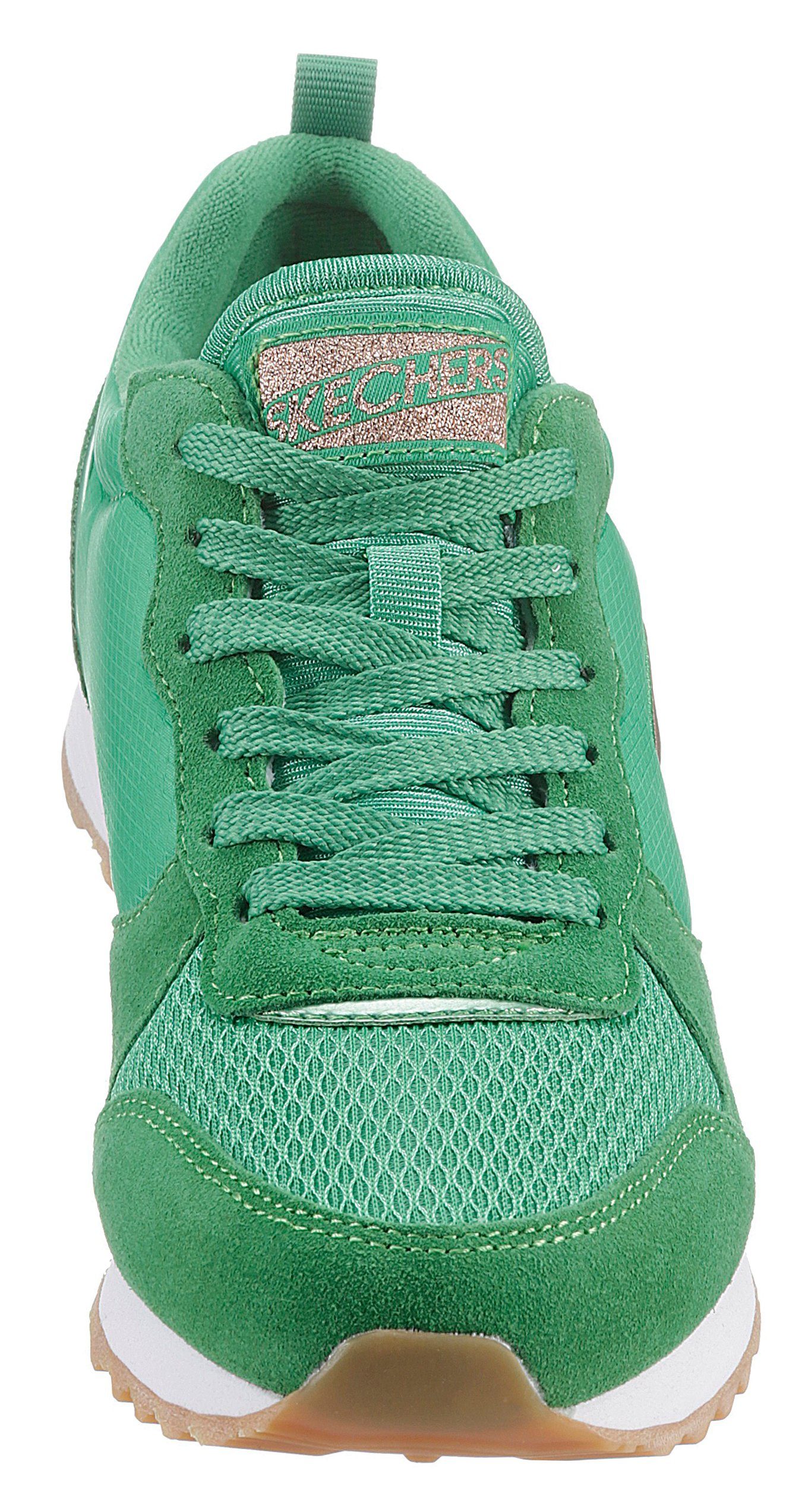 Skechers Sneakers OG 85 - GOLDN GURL Veterschoen, originele retro-jogginschoen met Air-Cooled Memory Foam®