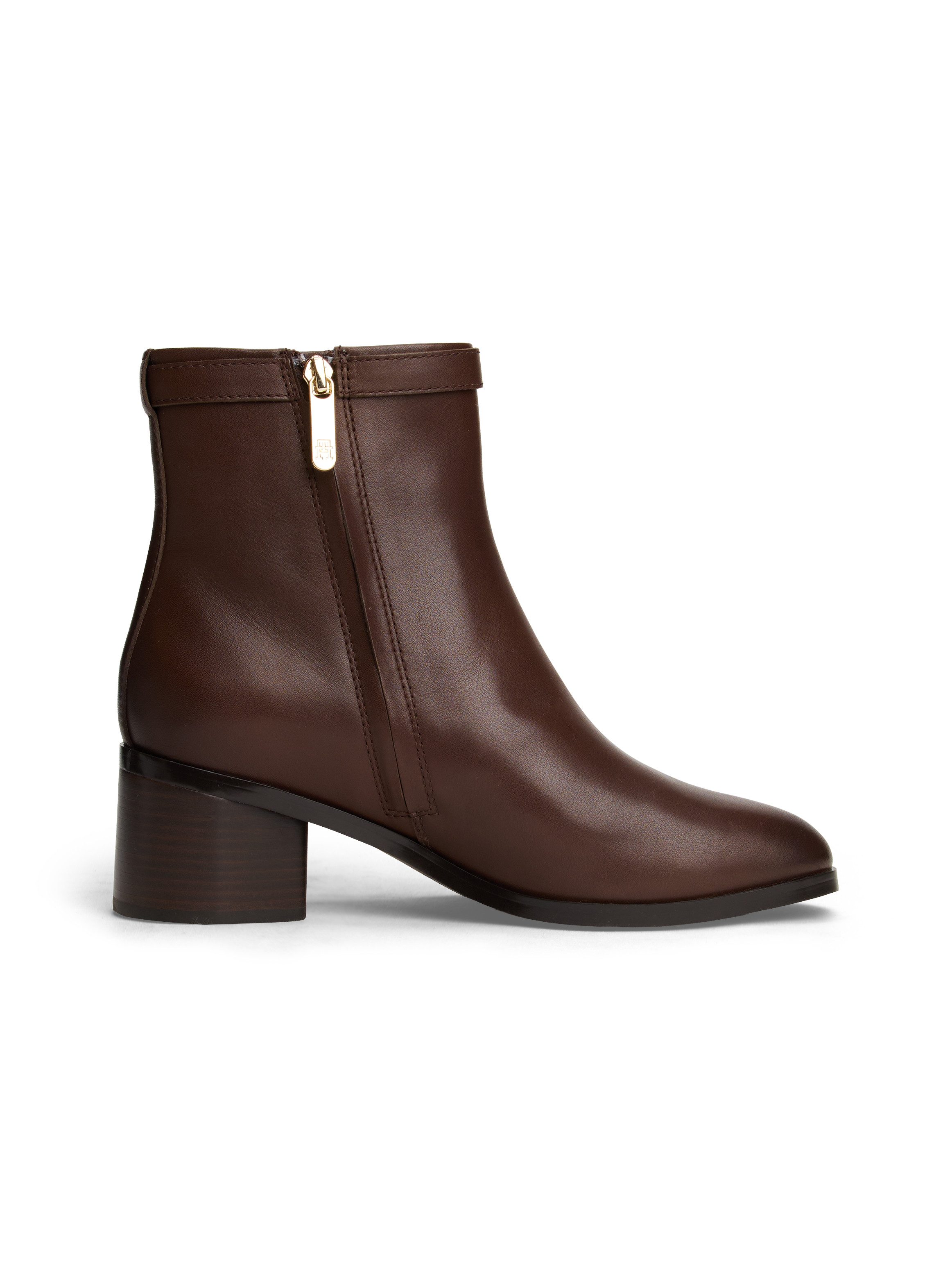 Tommy Hilfiger Laarsjes TH BUCKLE RIDING MID HEEL BOOTIE