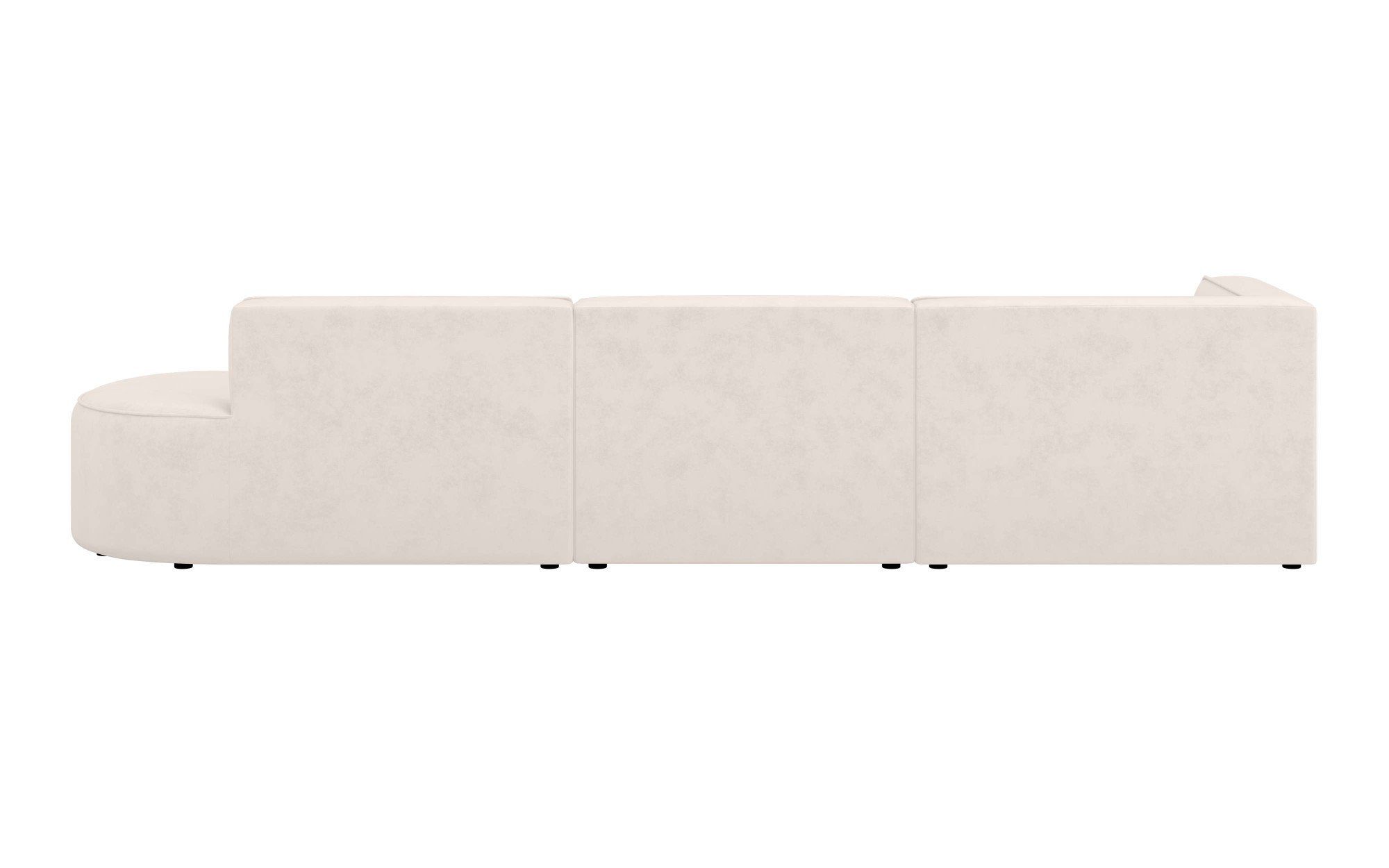 andas Hoekbank EIVIND designerbank met ottomane rechts/links, B/D/H: 343/159/72 cm