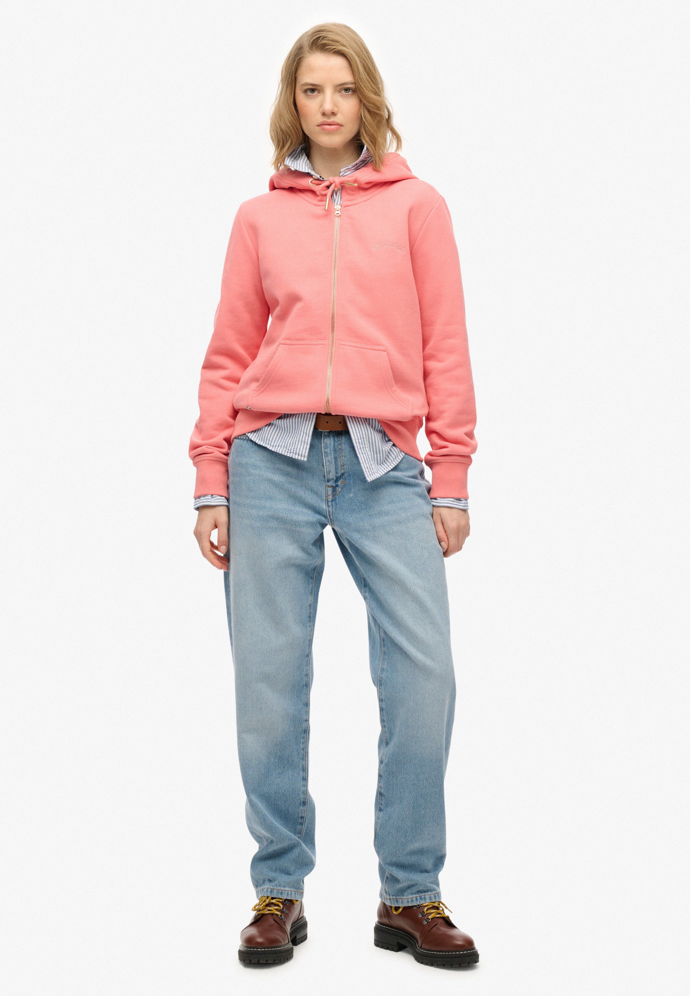 Superdry Capuchonsweatvest ESSENTIAL LOGO ZIPHOOD HB