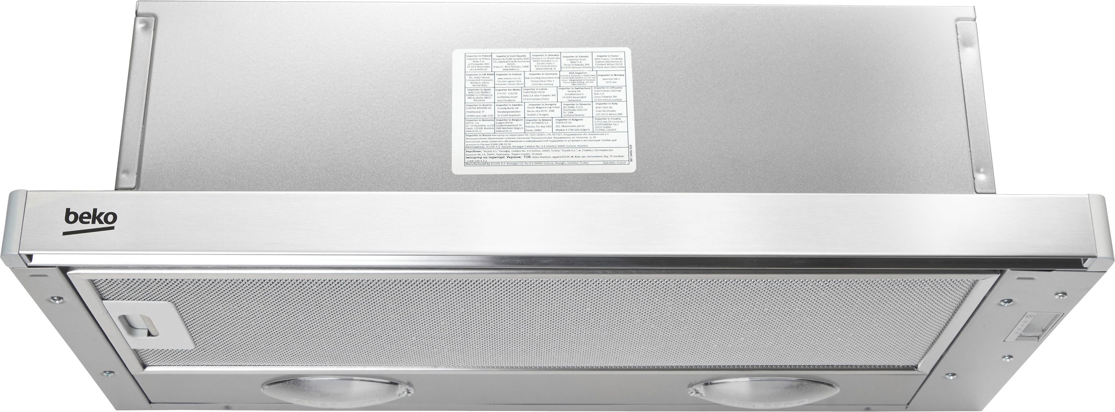 BEKO Vlakscherm-afzuigkap CTB 6250 XH