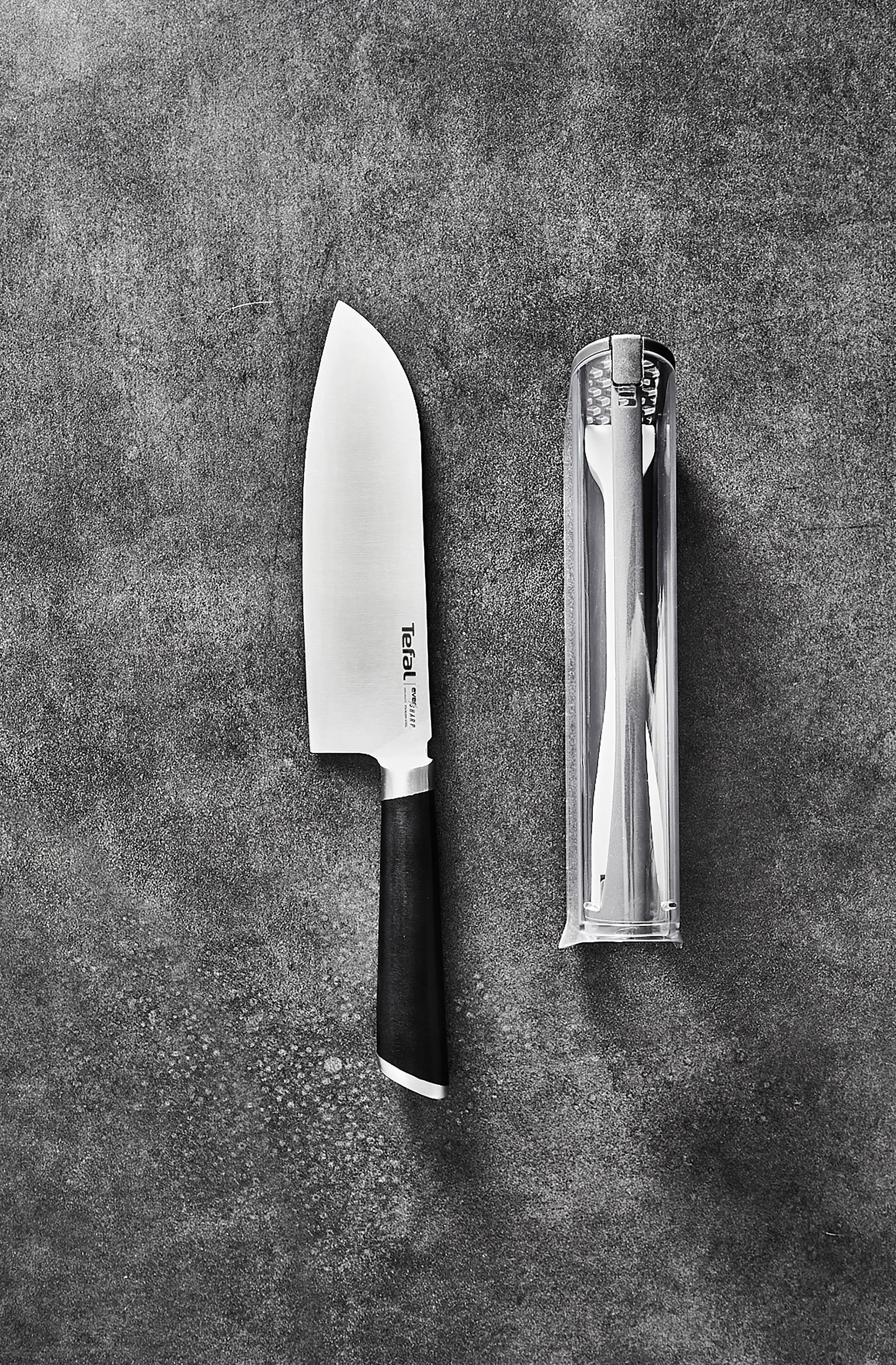 Tefal Messenset K25790 Ever Sharp S Roestvrij staal, langdurige snijkracht en scherpte (set, 2-delig)