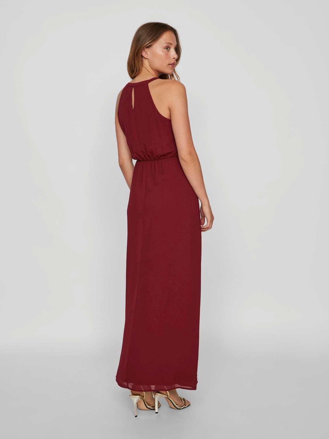 Vila Maxi-jurk VIMILINA HALTERNECK MAXI DRESS NOOS