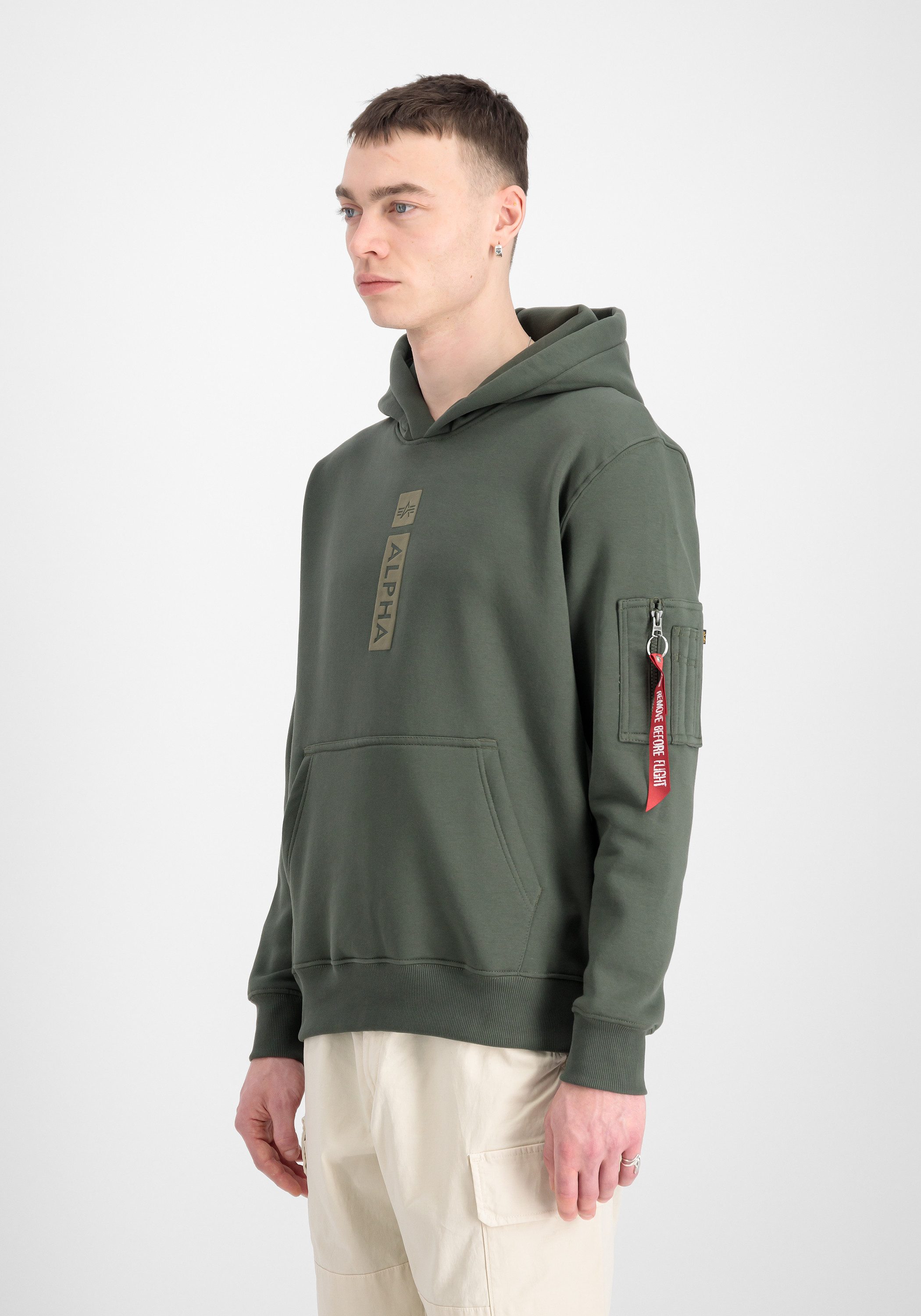 Alpha Industries Hoodie Alpha Industries Men - Hoodies Alpha Puff Print Hoodie