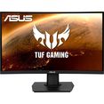 asus curved-gaming-monitor vg24vqe, 59,94 cm - 23,6 ", full hd zwart