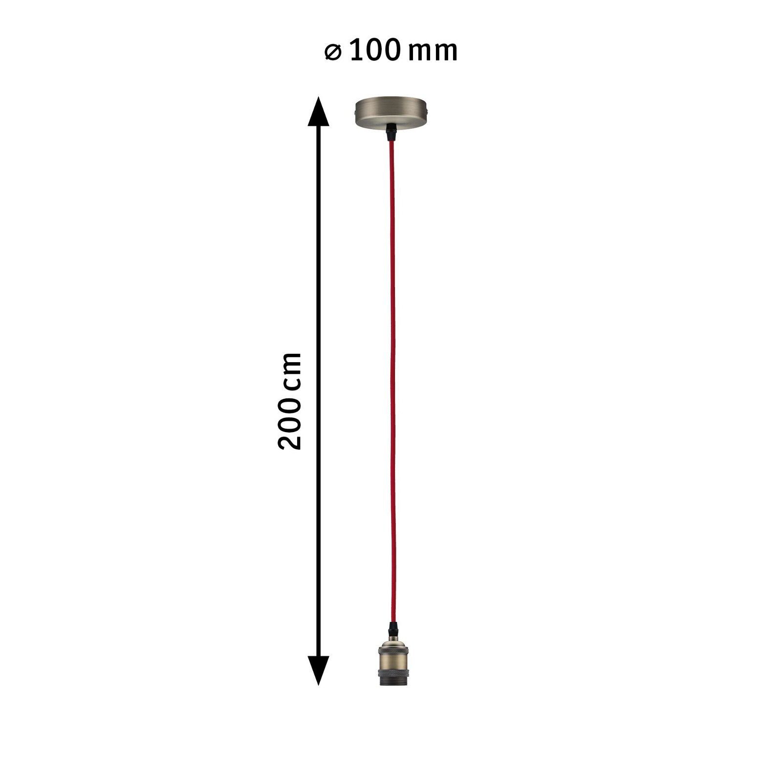 Paulmann Hanglamp Neordic Eldar max. 1x60W Geborsteld nikkel 230V Metaal (1 stuk)