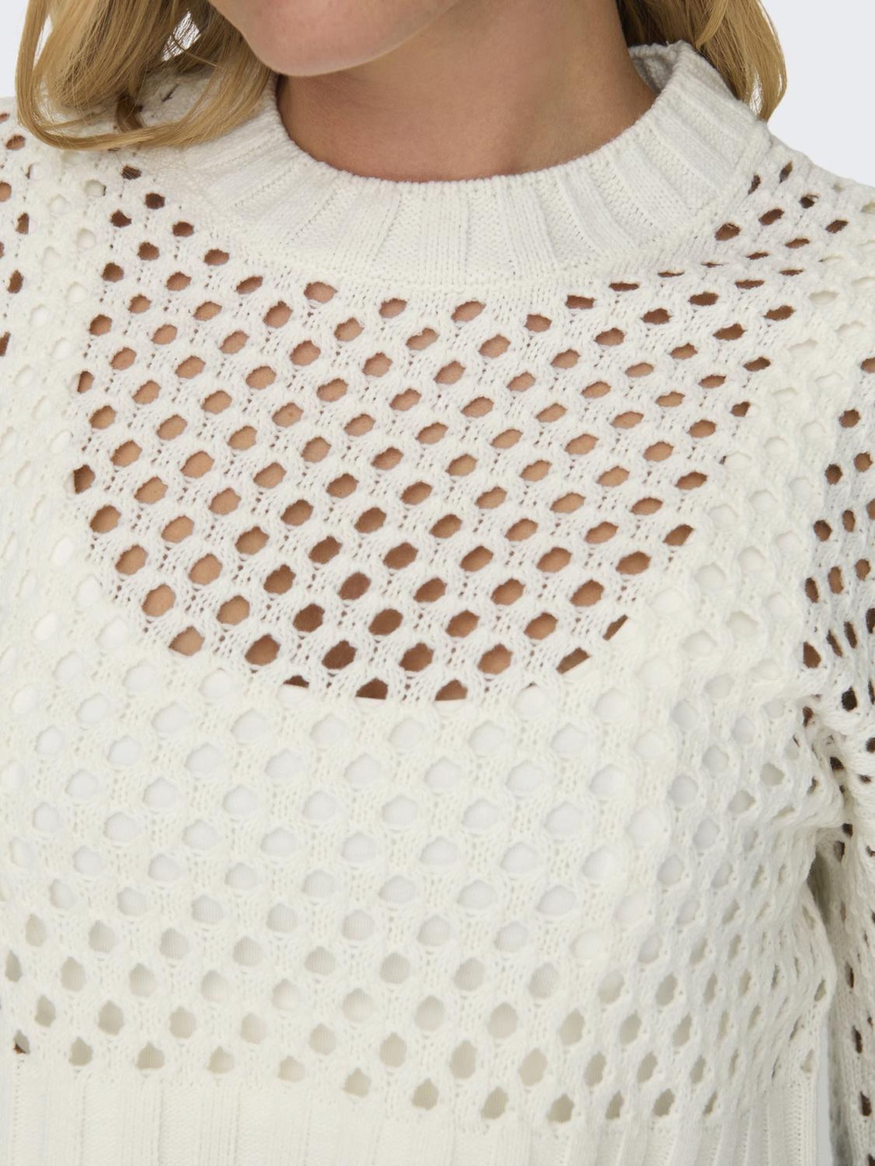 Only Gebreide trui ONLSMILLA SHORT PULLOVER L/S KNT NOOS