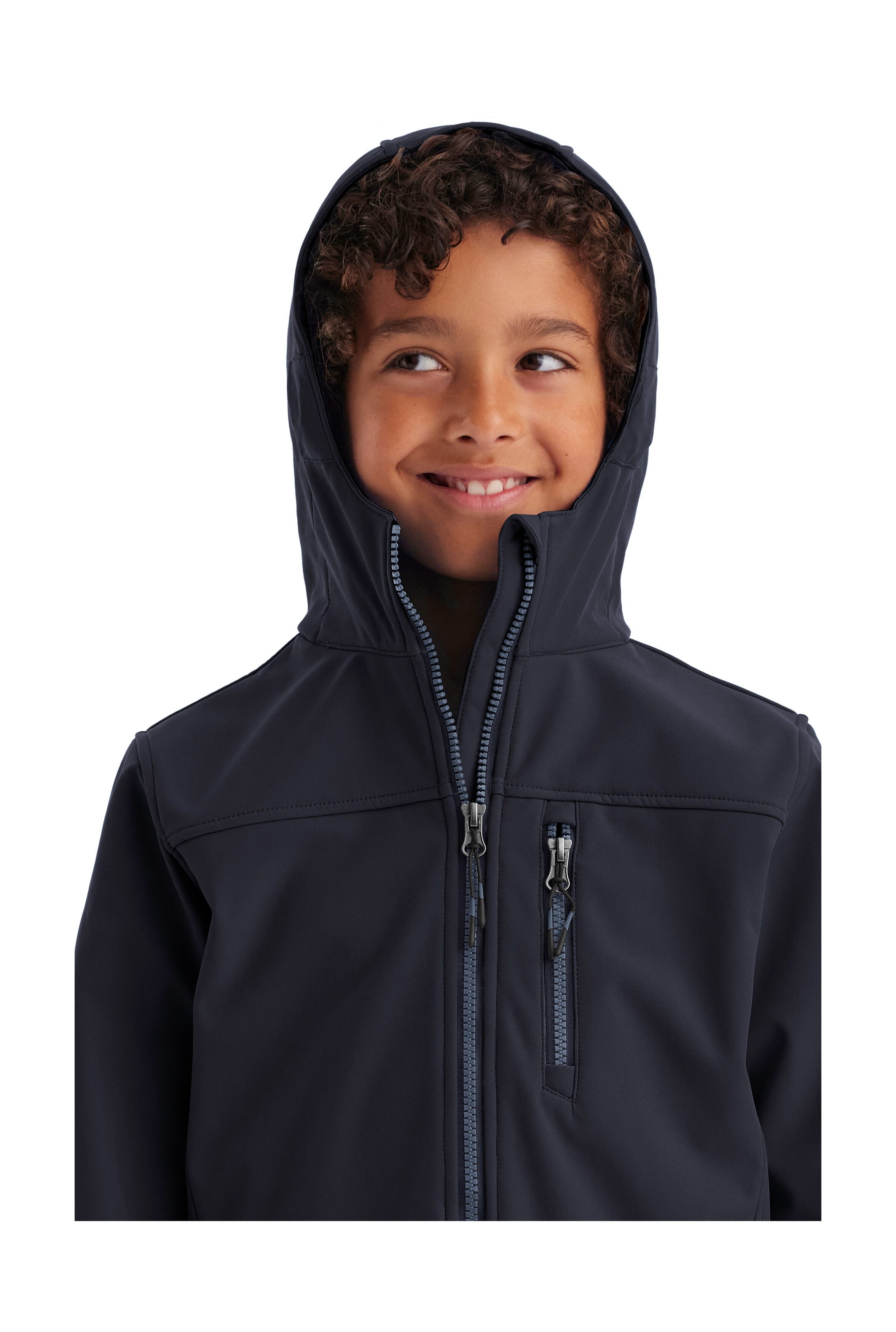 Killtec Softshell-jack Jongens Softshell-jack Waterafstotende softshelljack met fleece en verstelbare details