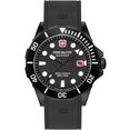 swiss military hanowa zwitsers horloge offshore diver, 06-4338.13.007 zwart
