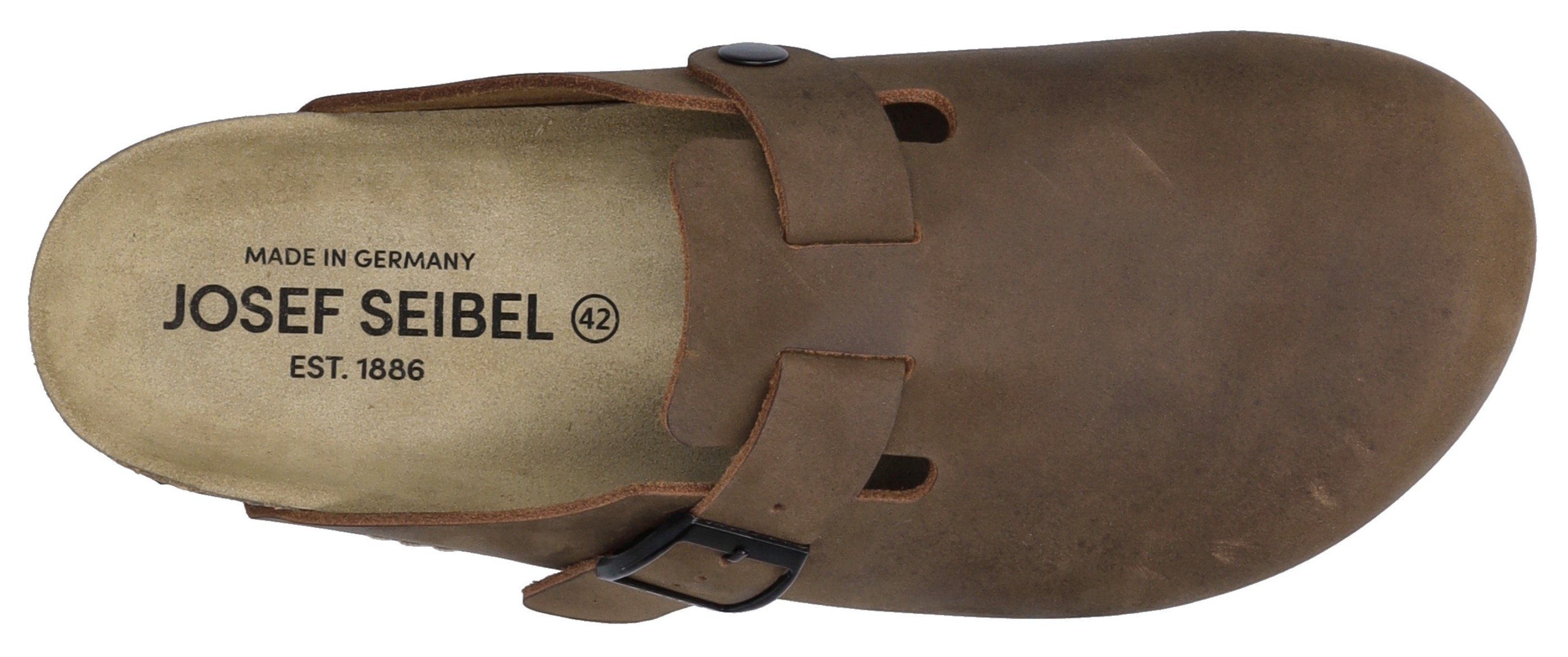 Josef Seibel Clogs Josef 04 , zomerschoen, slippers, vakantie, met comfortabel voetbed