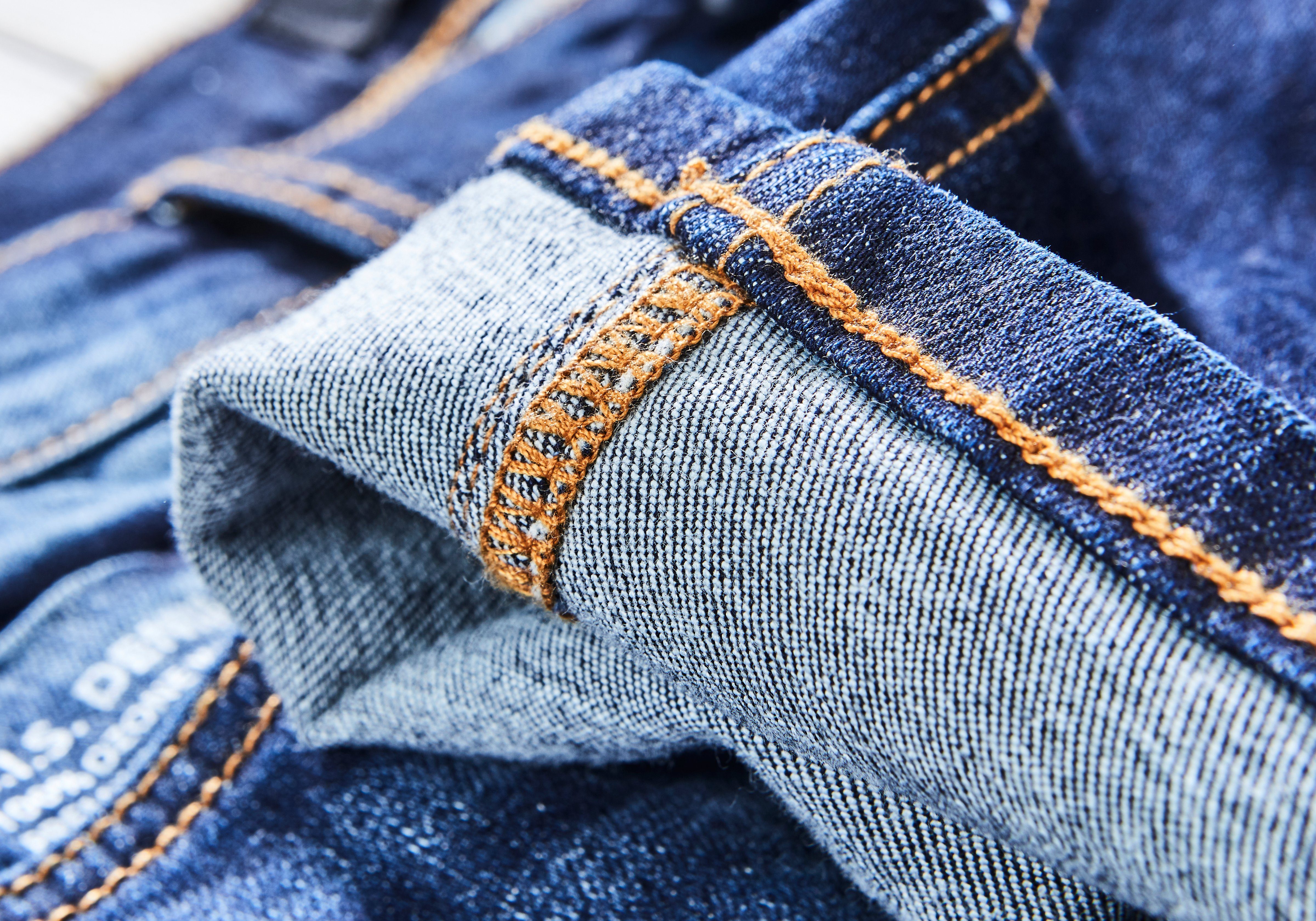 H.I.S Straight jeans DIX rechte pasvorm, lage taille, used-wassing