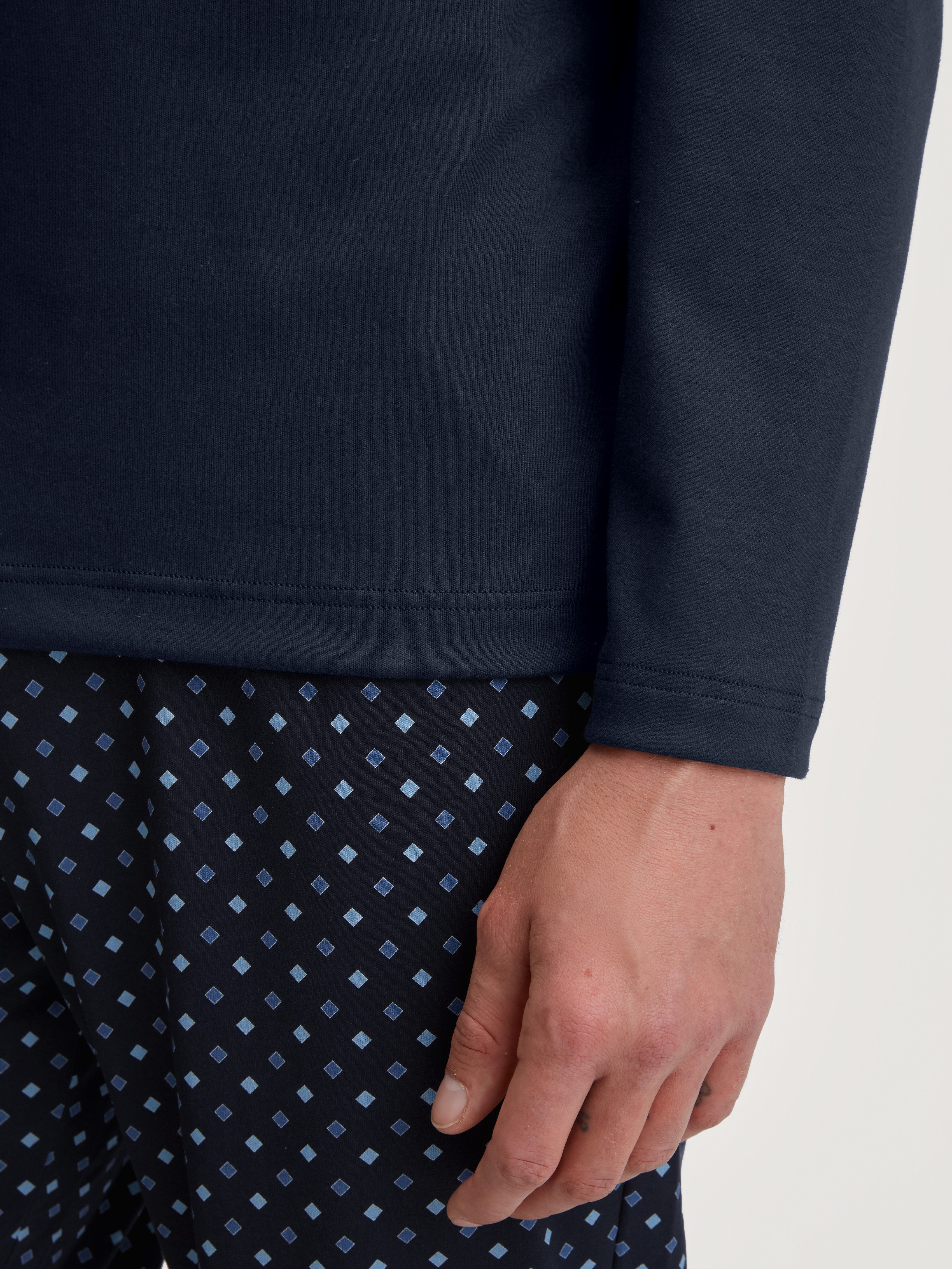 CALIDA Pyjama Relax Streamline met opgestikte borstzak (set, 2-delig)