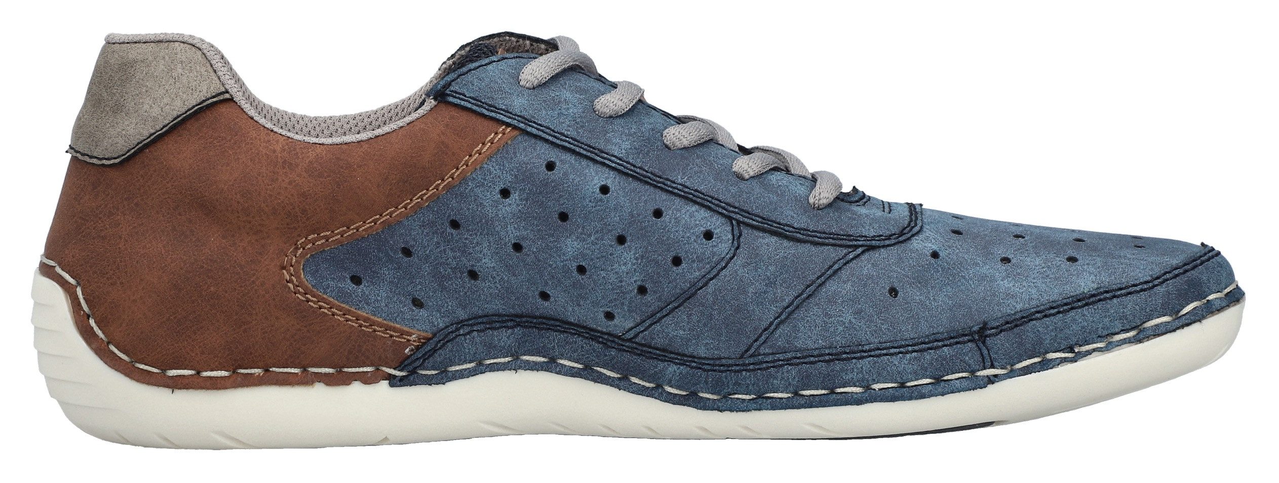 Rieker Sneakers , veterschoen, lage schoen, vrijetijdsschoen met memosoft binnenzool