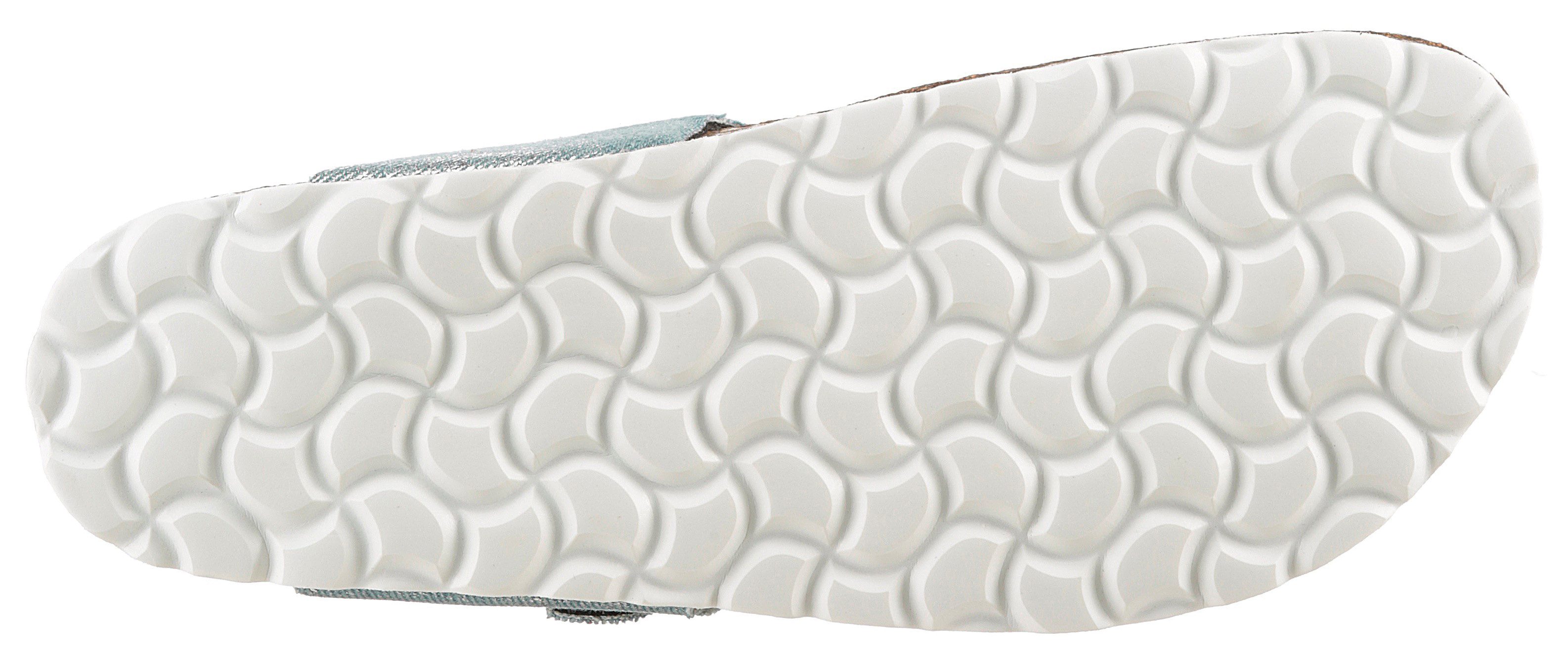 Aniston SHOES Teenslippers , strandschoen, zomerschoen, vakantieschoen, metallic - nieuwe collectie