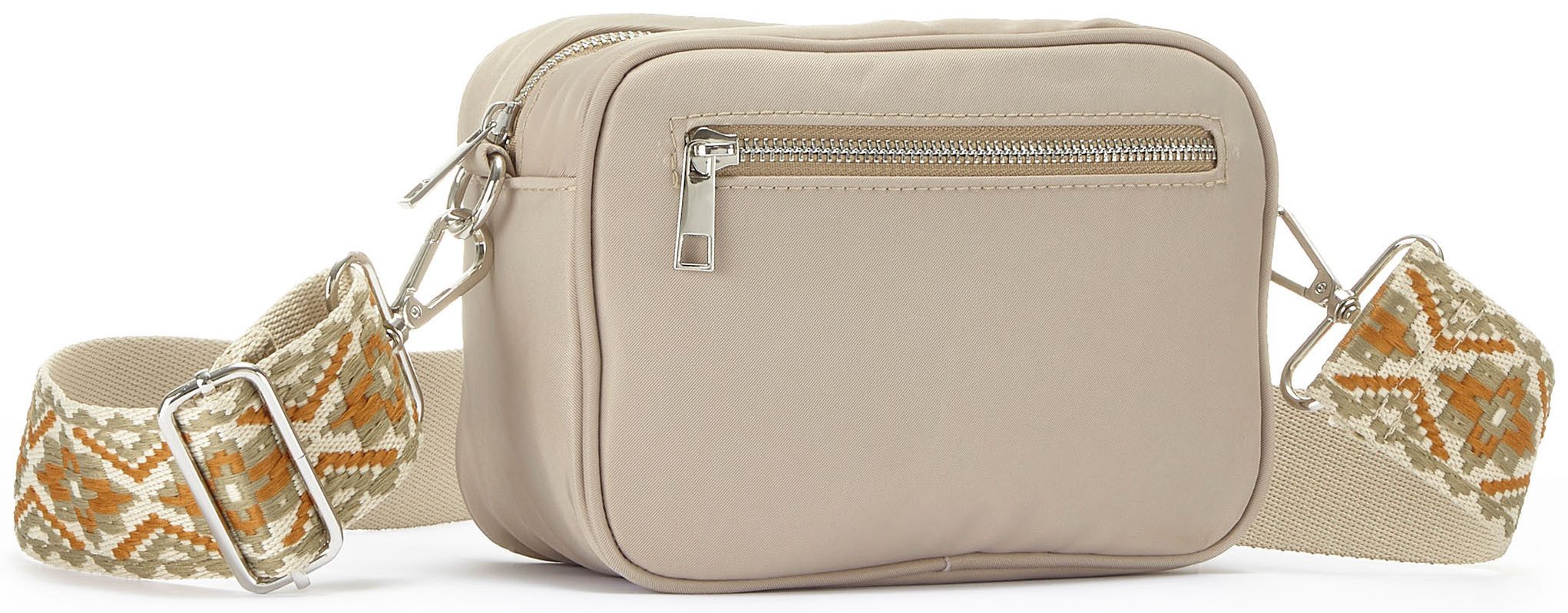 Lascana Schoudertas Handtas, crossbody-bag met verwisselbare schouderriemen VEGAN