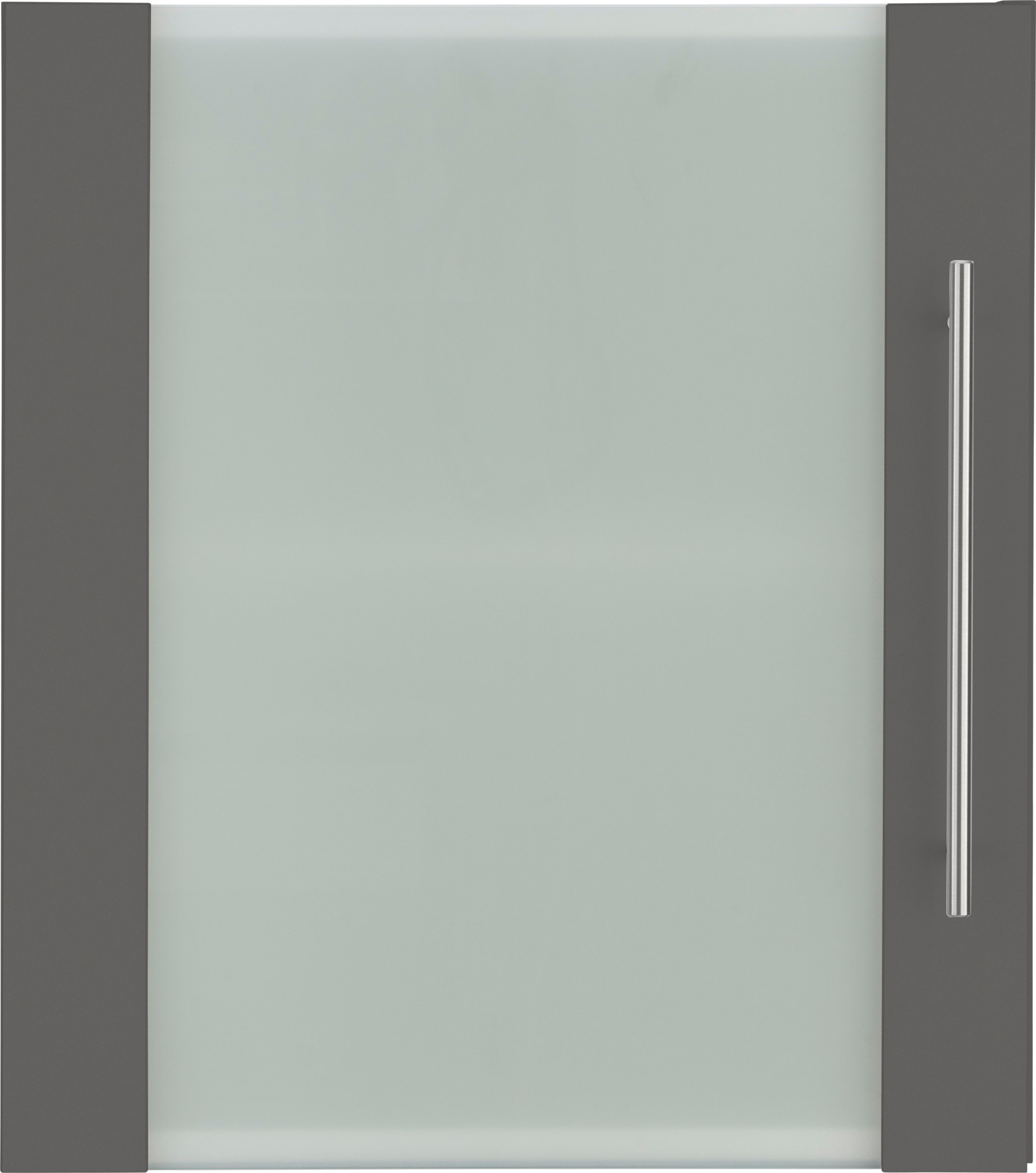 wiho Küchen Hangend kastje met glasdeur Unna Front met glasinzet