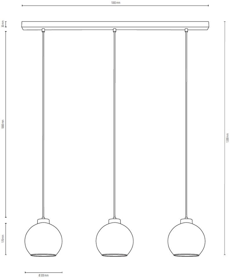 BRITOP LIGHTING Hanglamp Lagune (1 stuk)