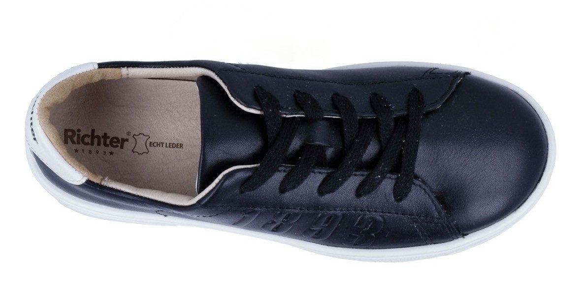 Richter Sneakers 1893 WMS: gemiddeld Veterschoen in een schone look, maat sjabloon om te downloaden