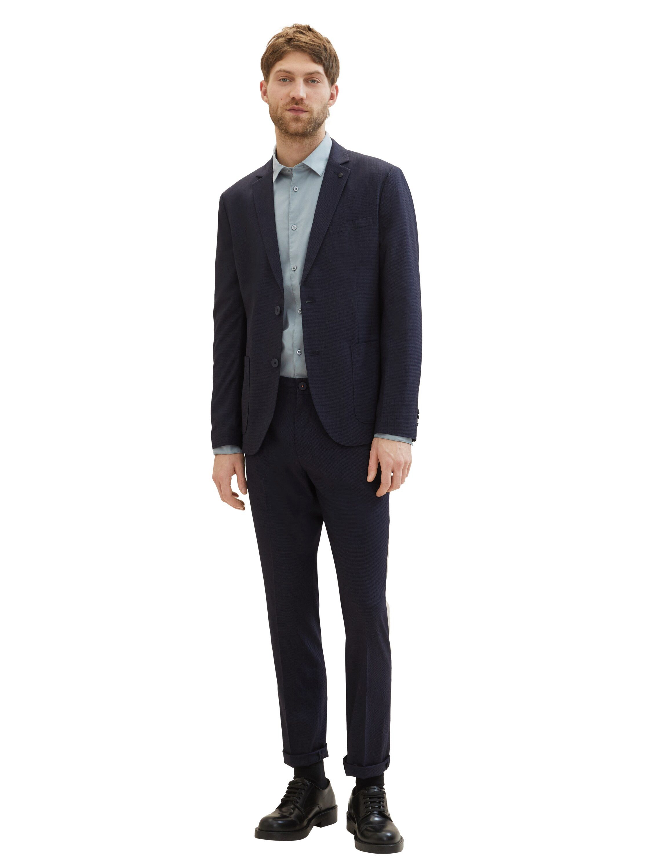 Tom Tailor Overhemd met lange mouwen POPLIN met manchetten