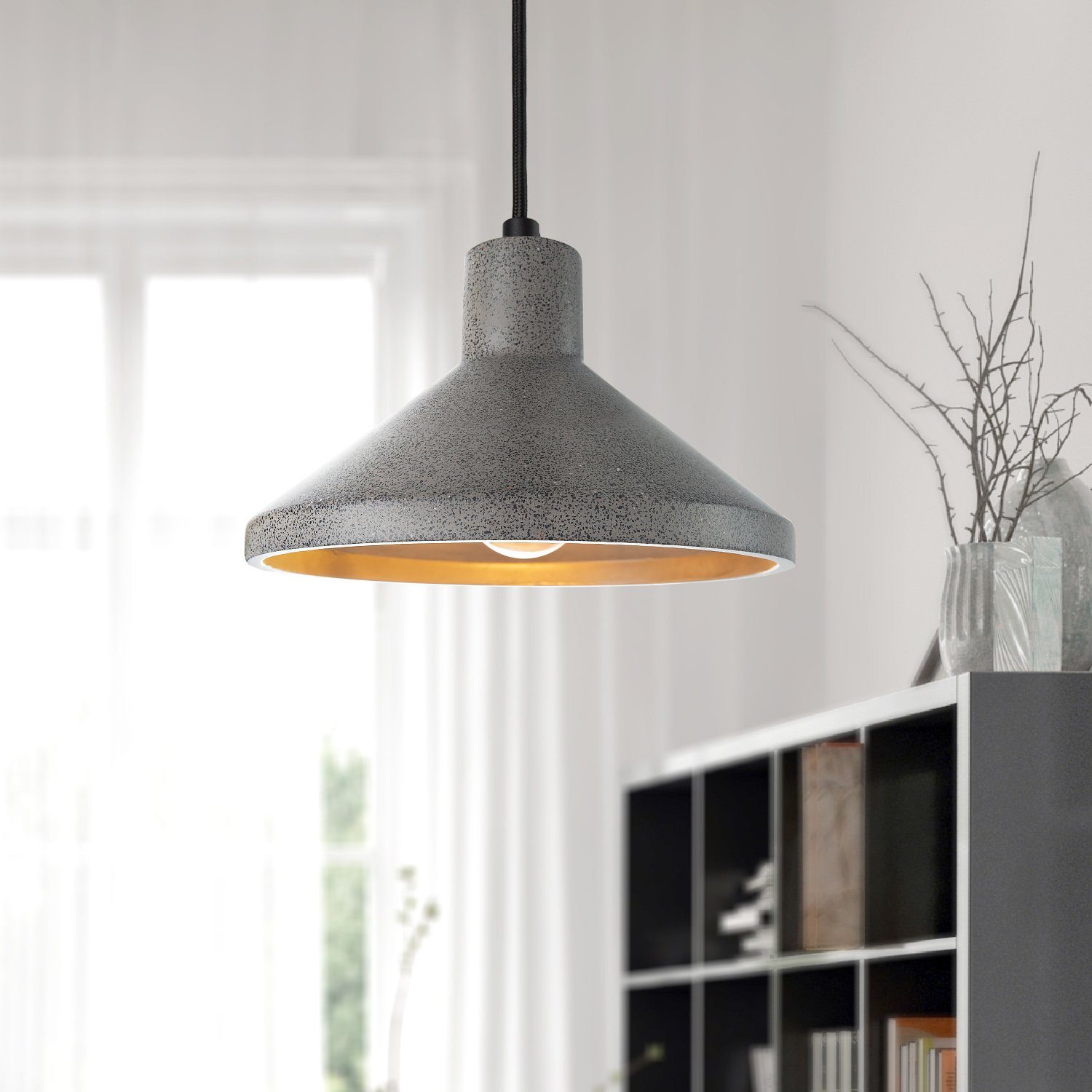 Paco Home Hanglamp SUBORBIA Led, E27, lamp voor woonkamer eetkamer keuken, in hoogte verstelbaar