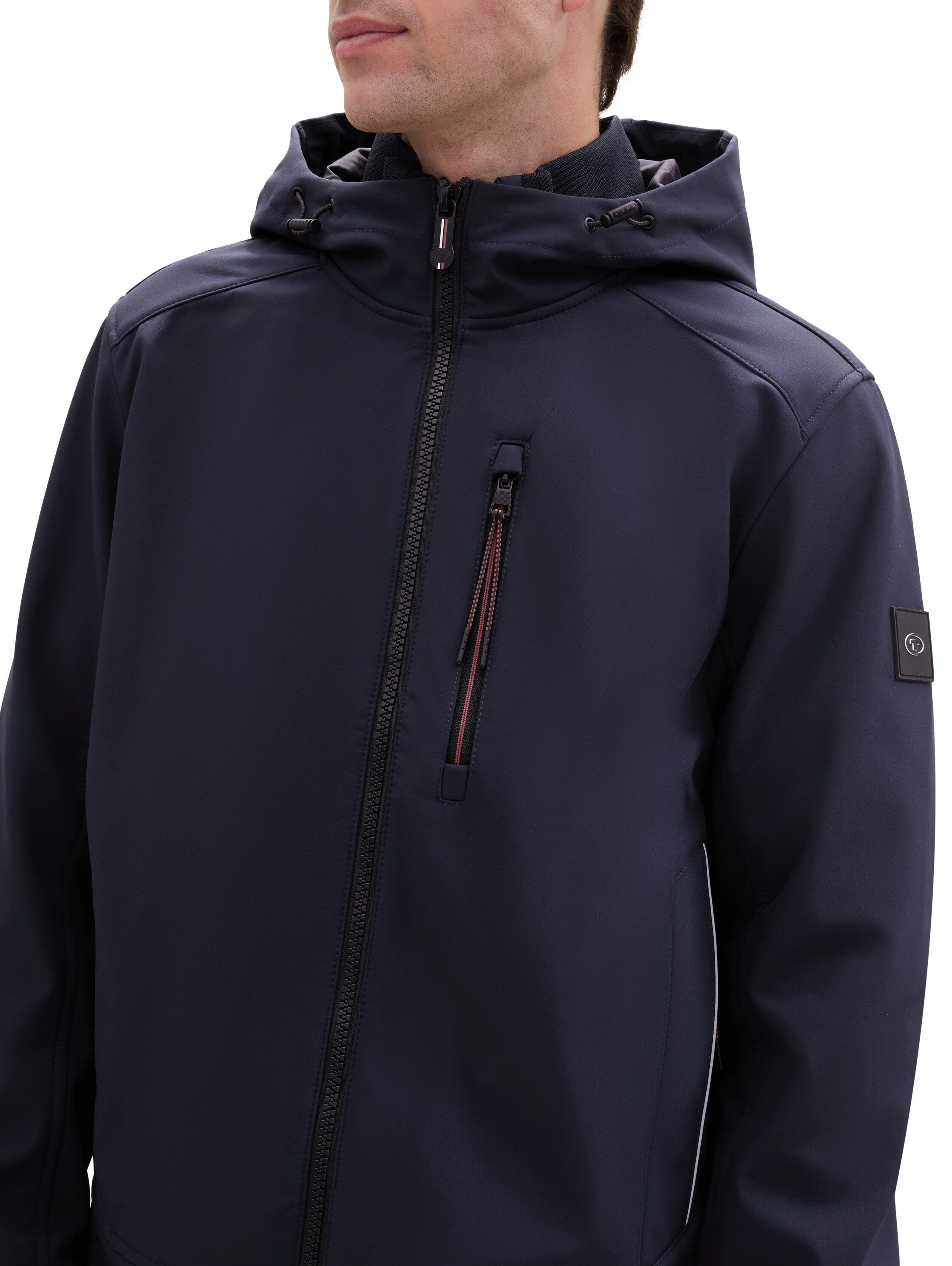 Tom Tailor Softshell-jack met een capuchon