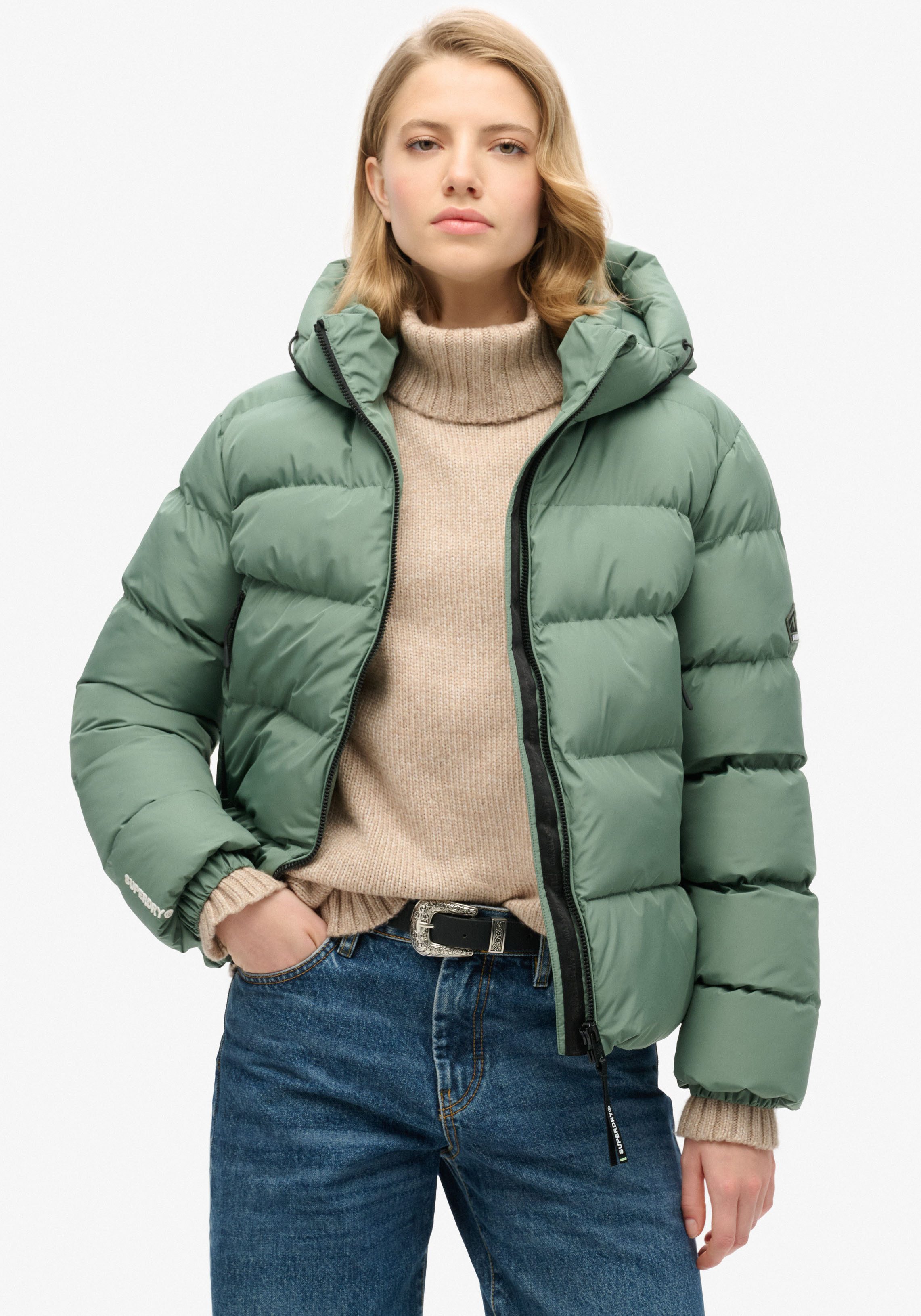 Superdry Gewatteerde jas HOODED SPORTS PUFFER JACKET