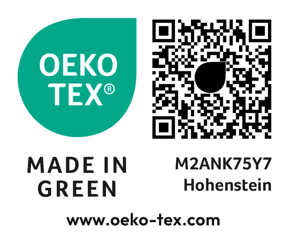 my home Handdoeken Finn in 6-delige set, uni- en gestreept design van 100% katoen (6 stuks)