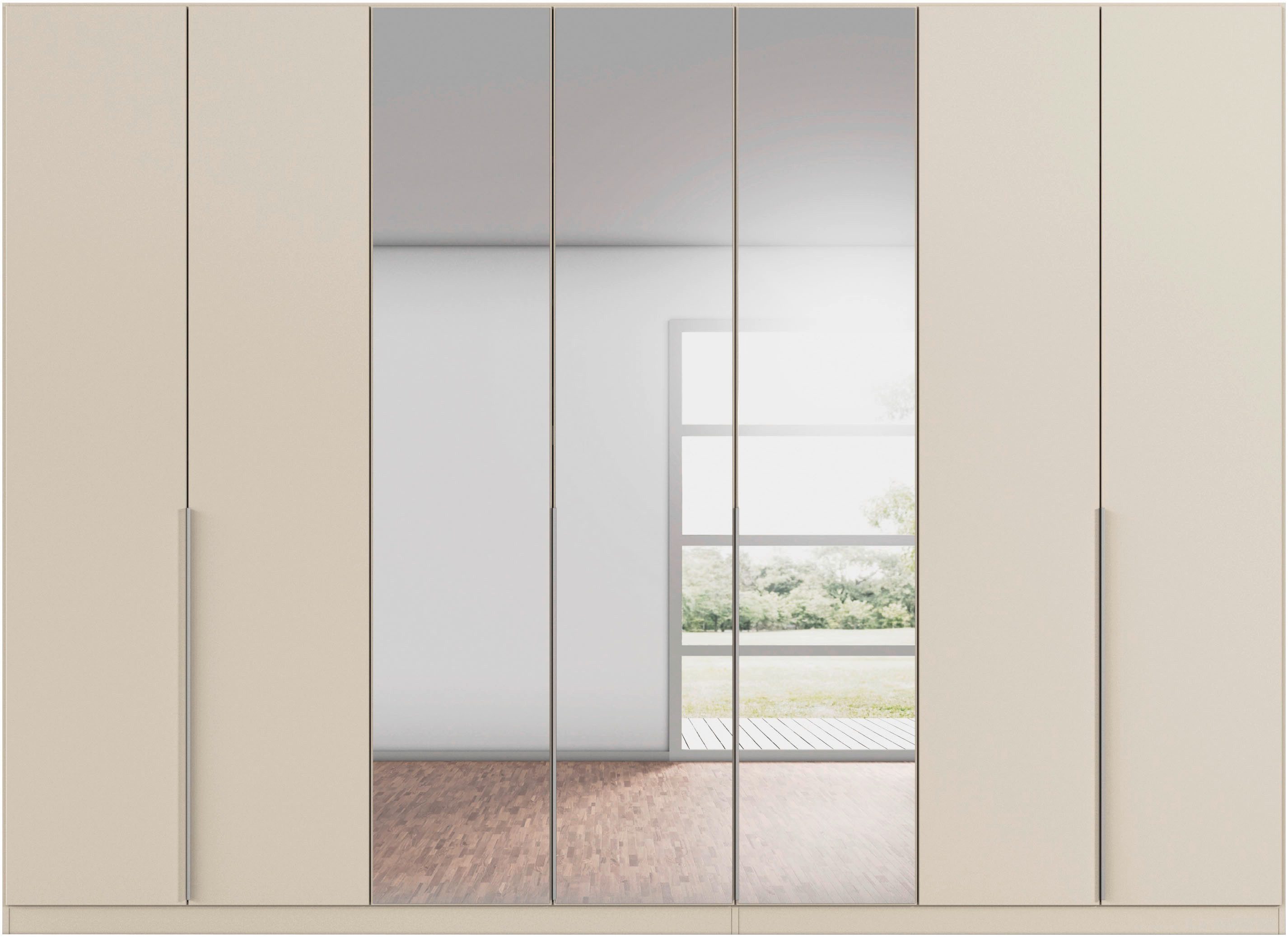 rauch Draaideurkast Kledingkast kast garderobe AGORDO met decor- of hoogglansfront doordachte binnenuitrusting, in 6 breedtes en 2 hoogtes made in germany