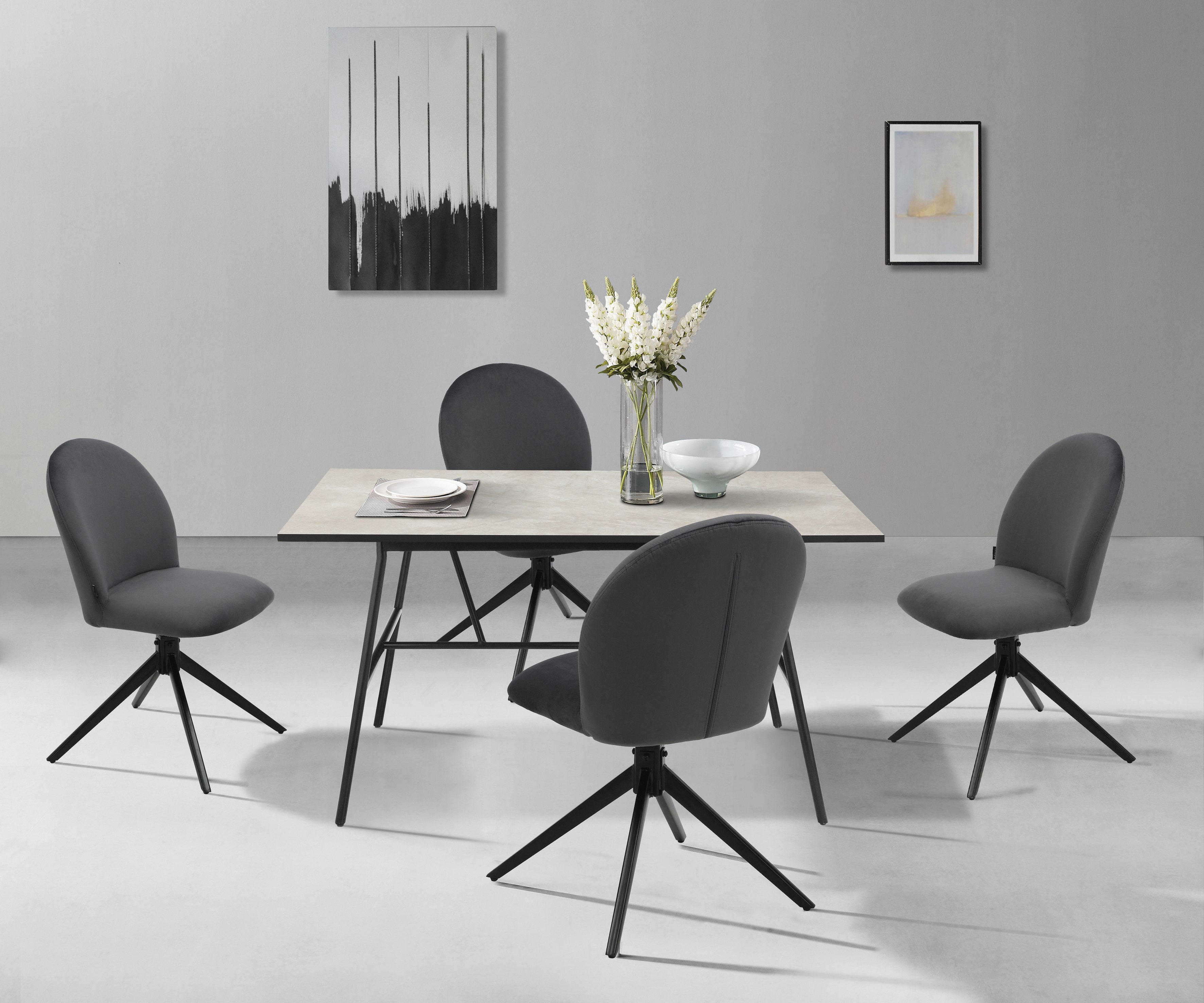 Home affaire Eettafel Anwar met melamineharscoating, in verschillende maten