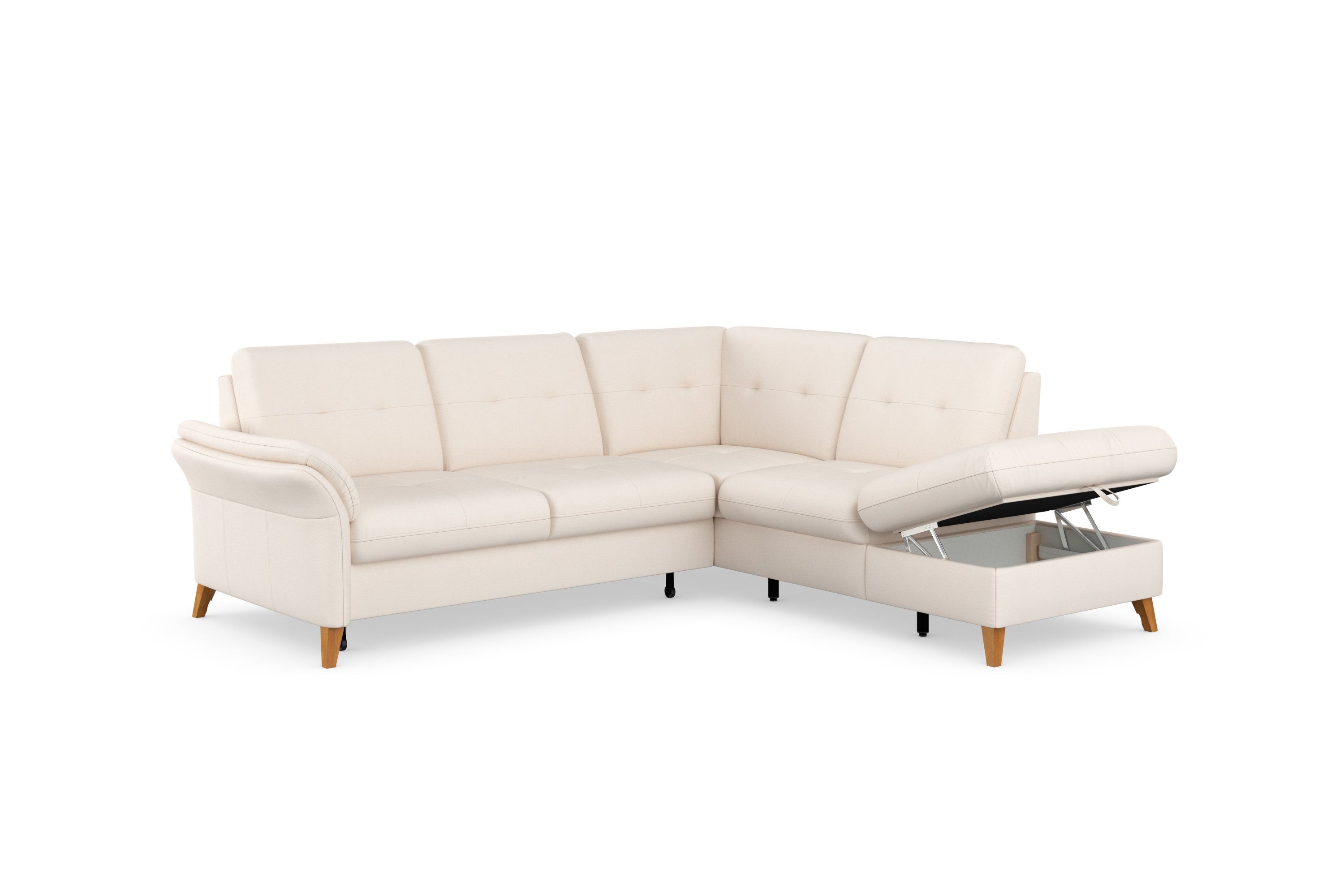 sit&more Hoekbank Göteborg inclusief zitdiepteverstelling, optioneel met bedfunctie & bedlade