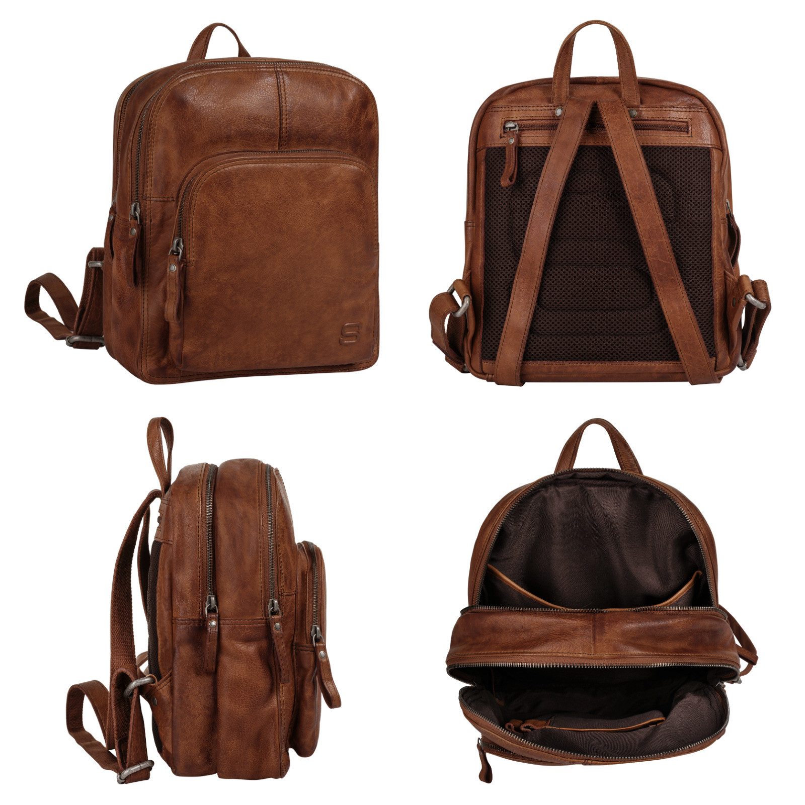 Spikes & Sparrow Rugzak echt leder