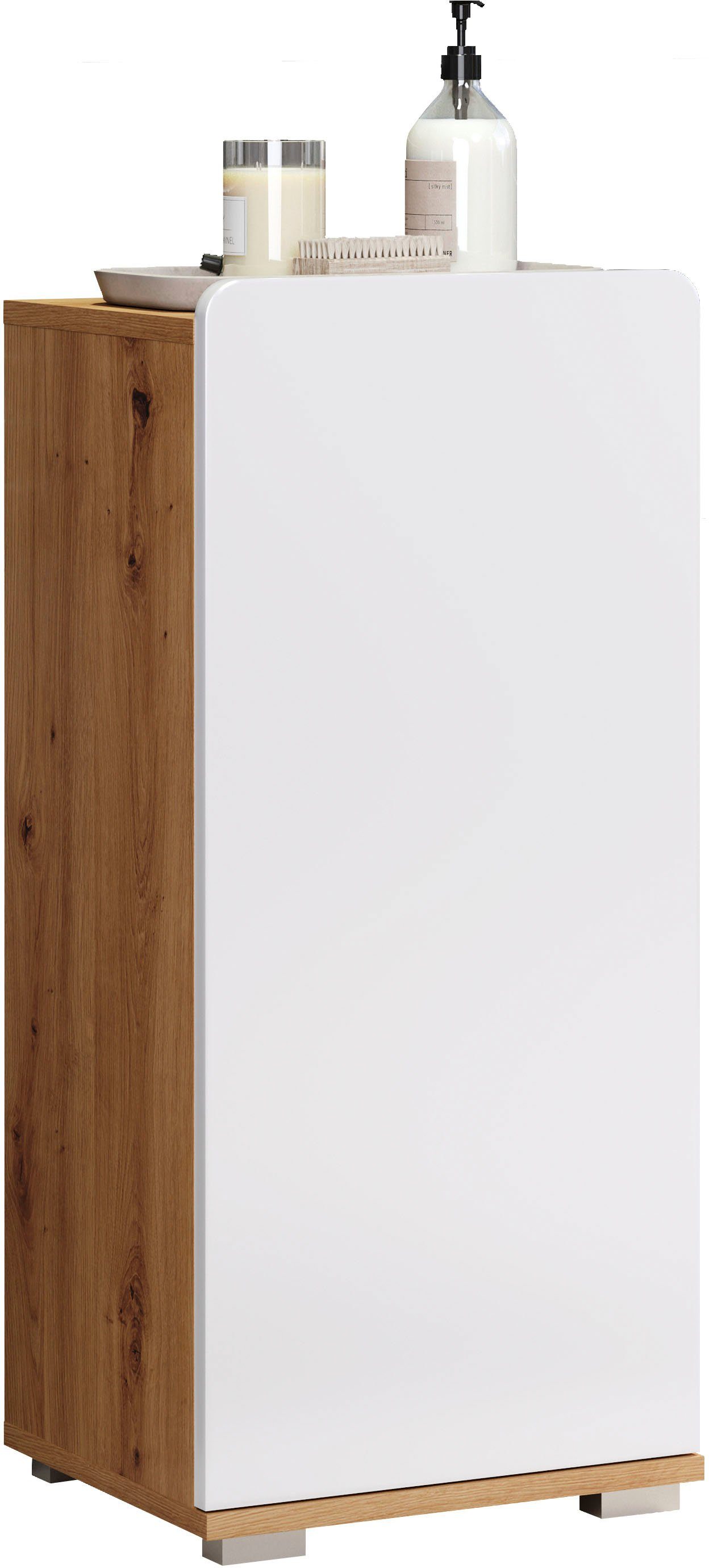 welltime Onderkast Coria Griffloser staande kast - badkamerkast Afmetingen (B/D/H) 37/31/82 cm
