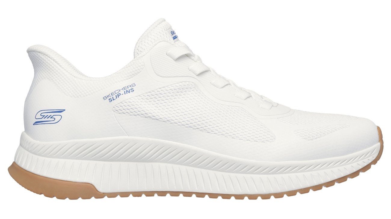 Skechers Slip-on sneakers BOBS SQUAD 4 Trainingsschoen, sneaker, veterschoen voor gemakkelijk in stappen