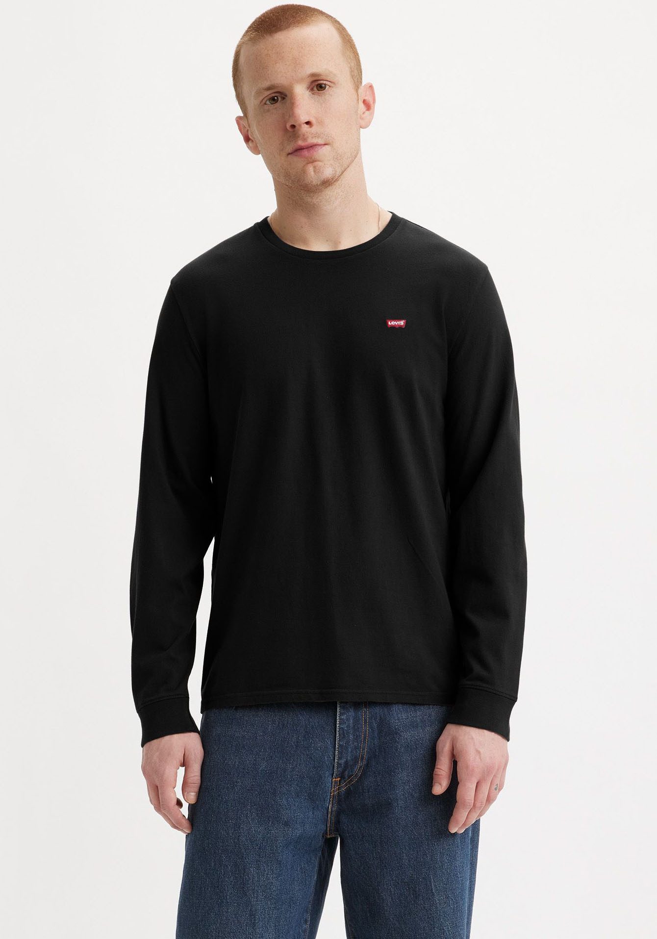 Levi's® Shirt met lange mouwen met logo-applicatie