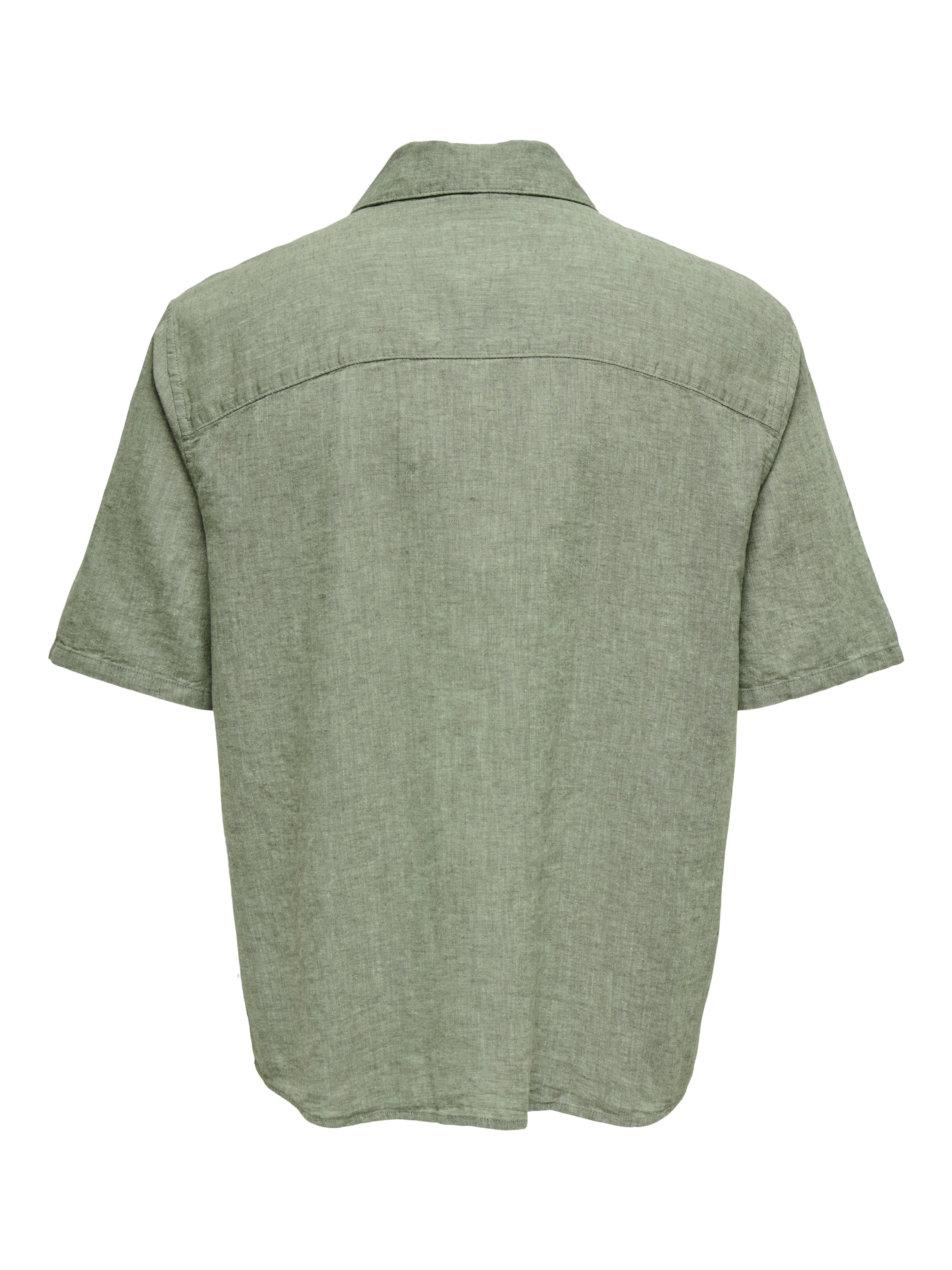 ONLY & SONS Overhemd met korte mouwen ONSCAIDEN LIFE RELAX SS RESORT 1PKT SHIR