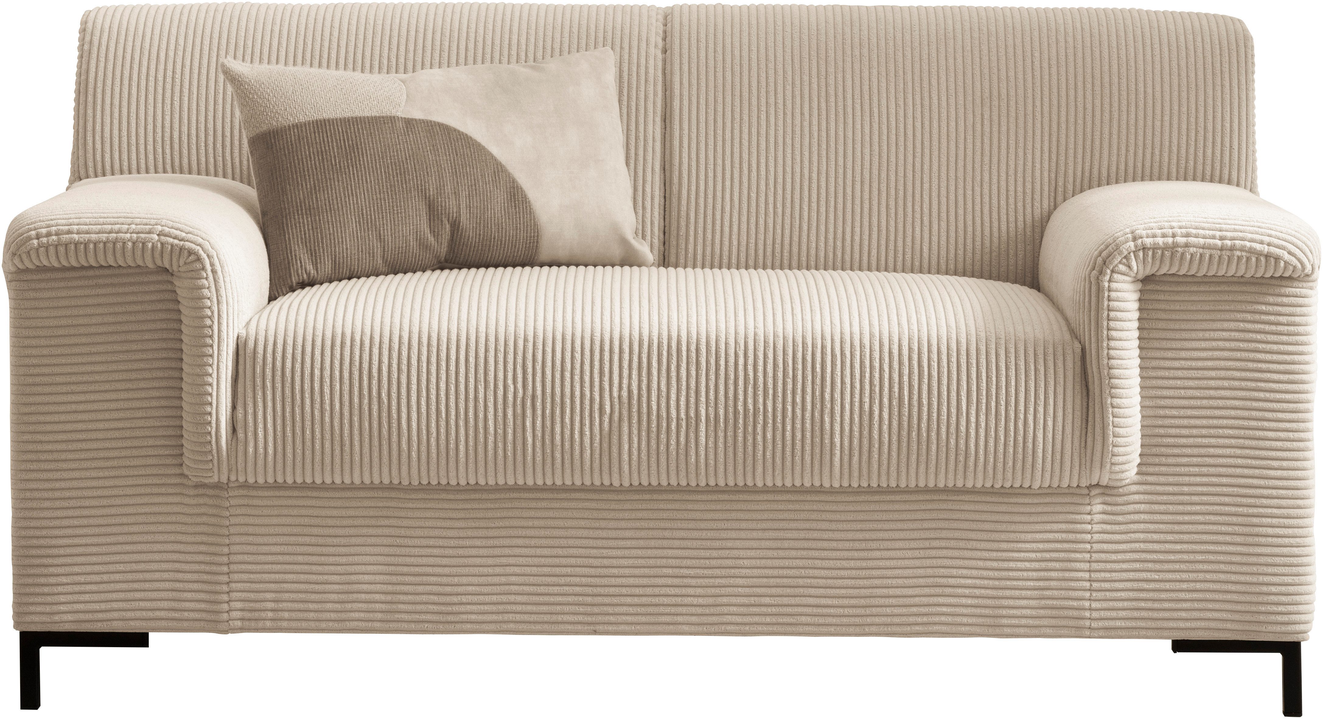 INOSIGN 1,5-zits Jamie 2 BxDxH: 144x81x76 cm, ook in Cord tijdloos, modern, met comfortabel verend systeem